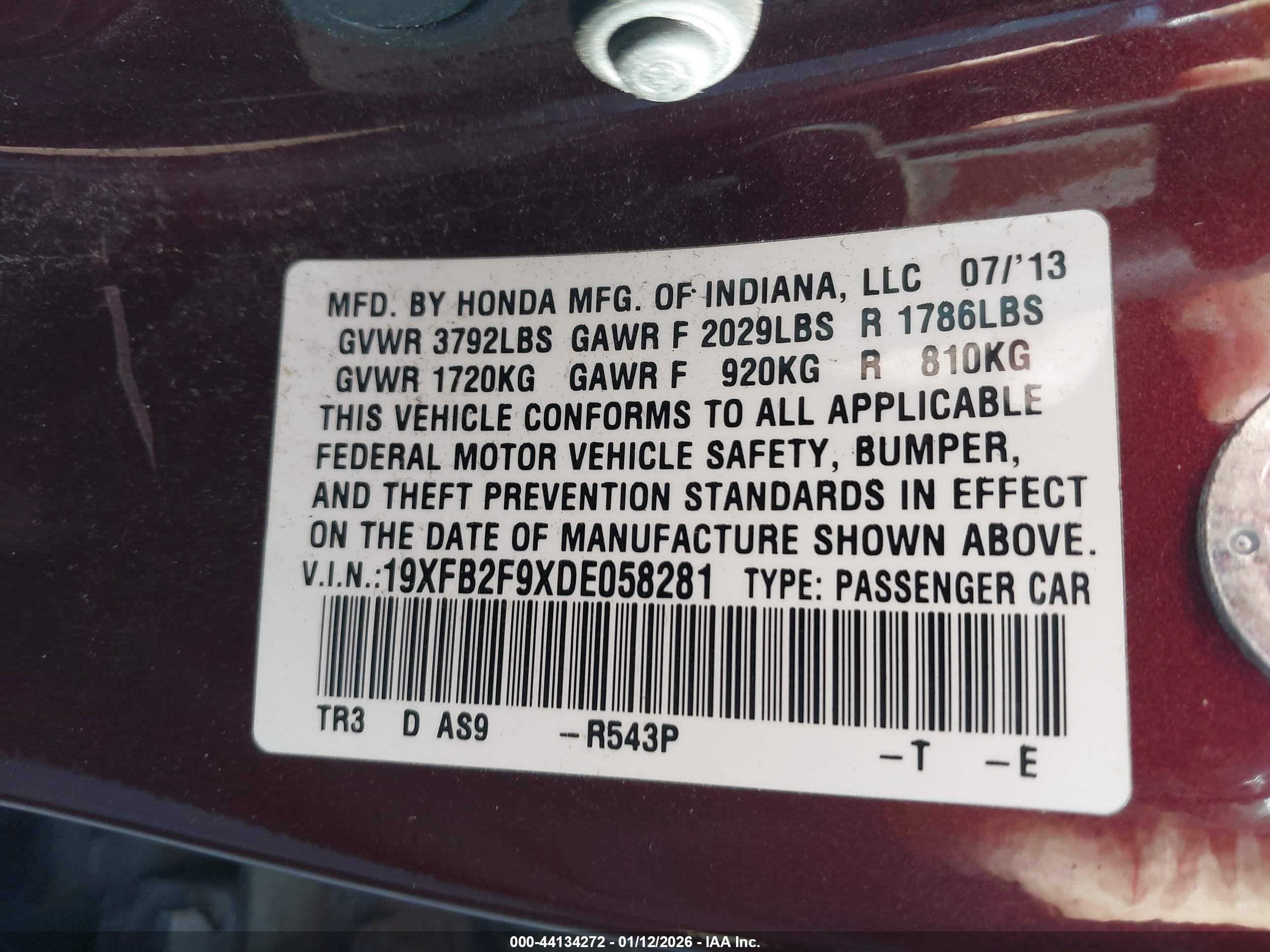 HONDA CIVIC image 9