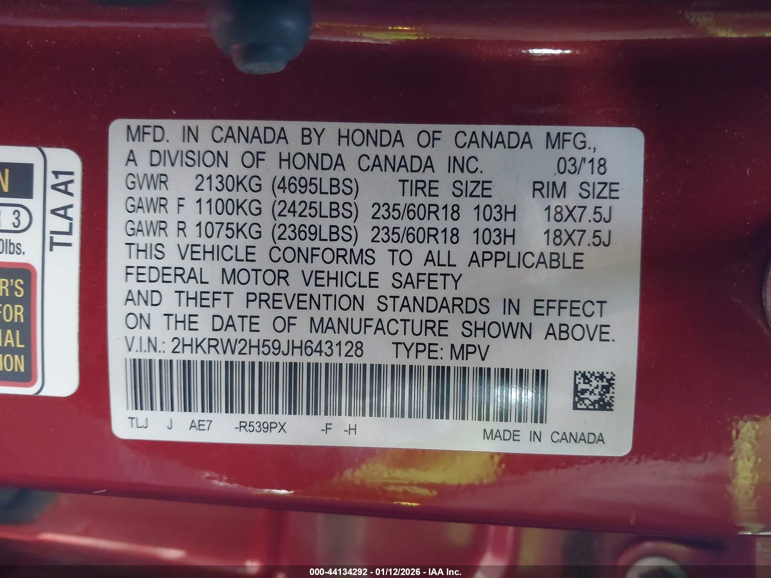 HONDA CR-V image 9