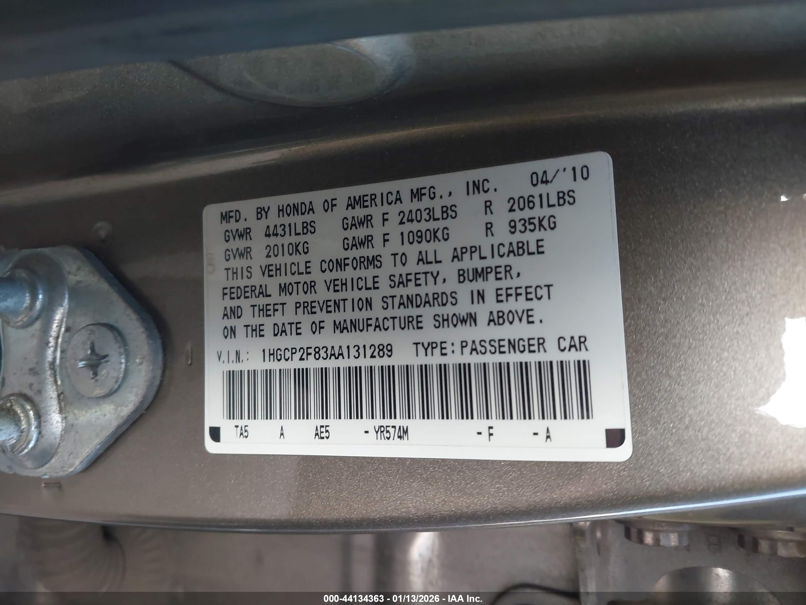 HONDA ACCORD image 9