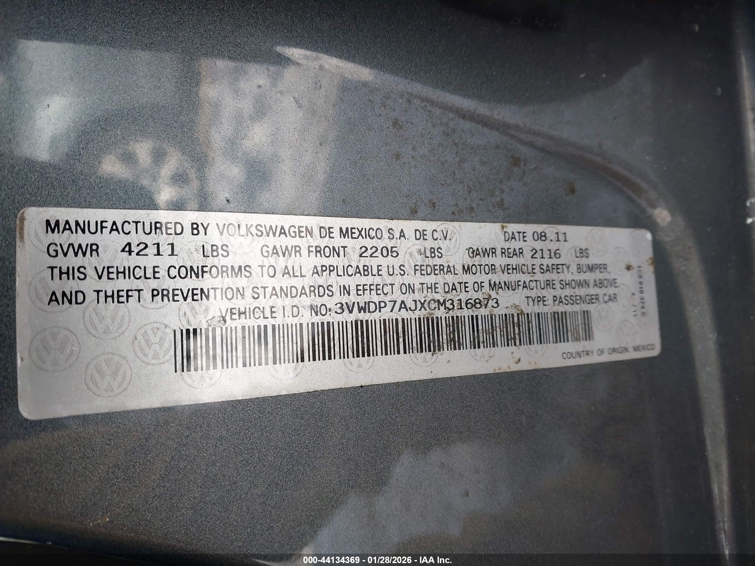 VOLKSWAGEN JETTA image 9