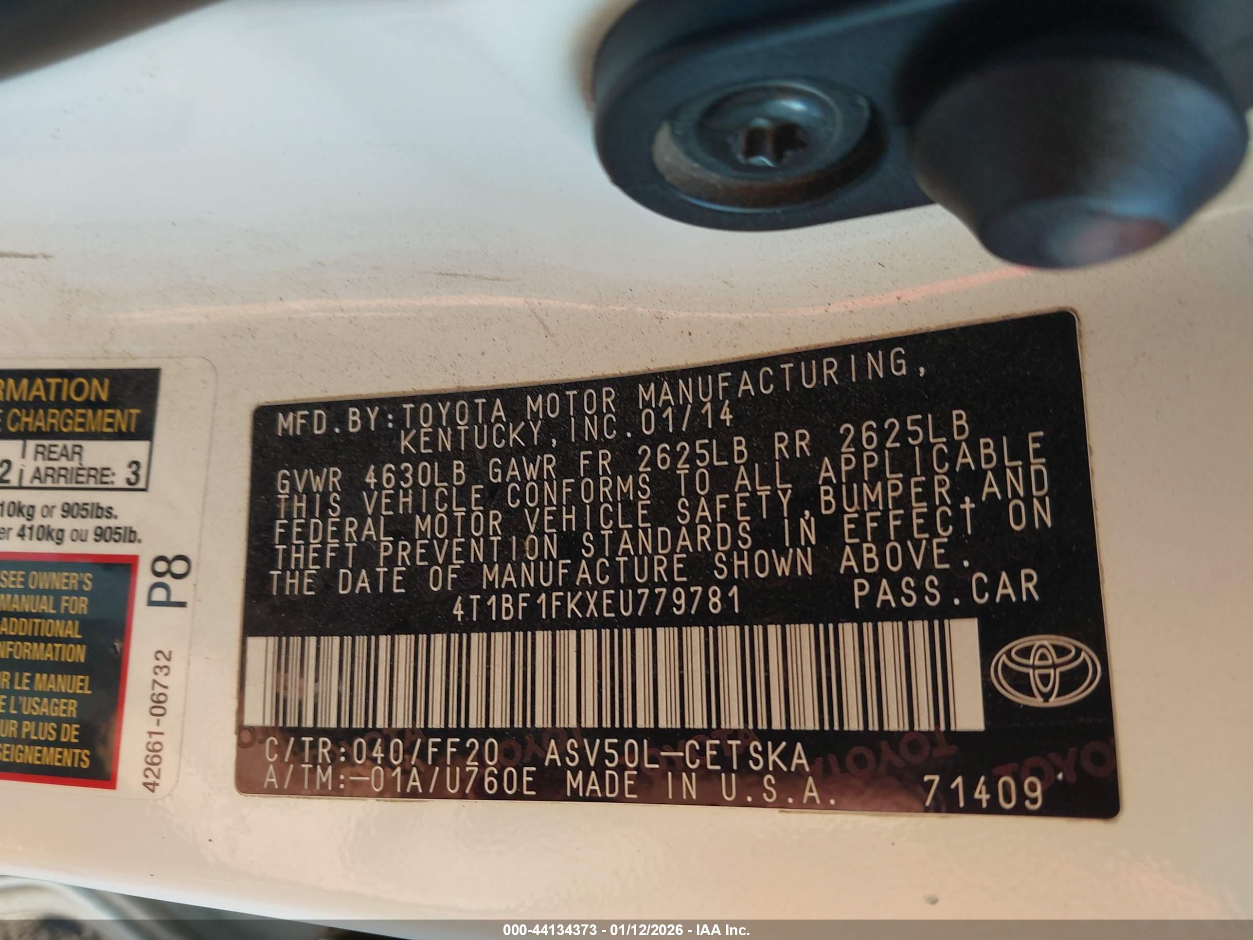 TOYOTA CAMRY image 9
