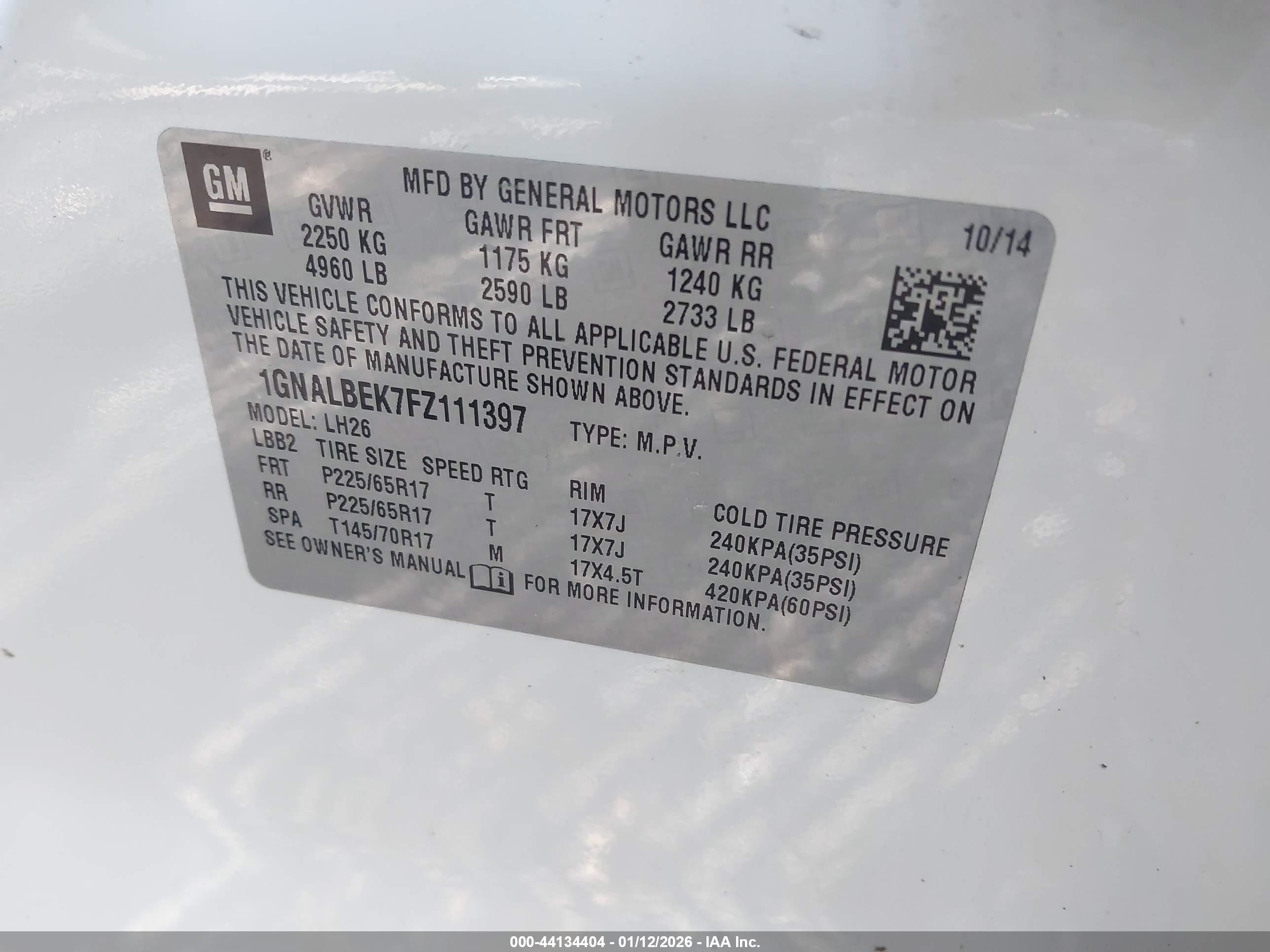 CHEVROLET EQUINOX image 9