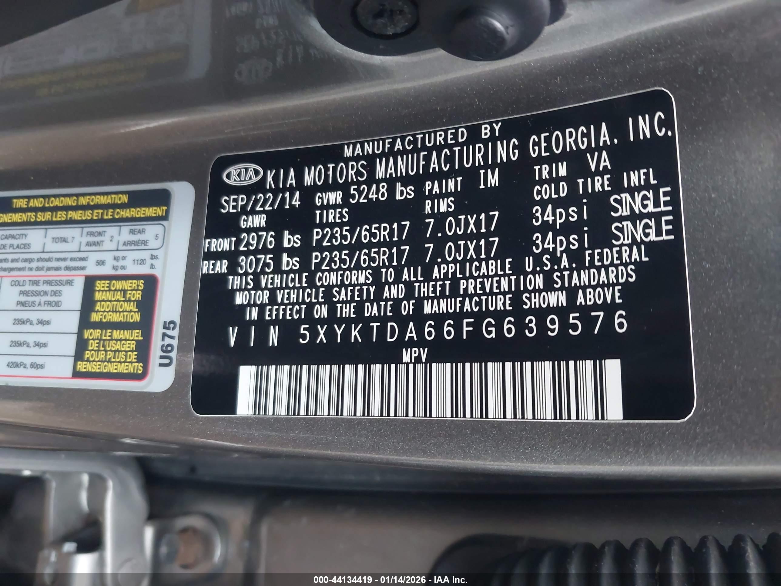KIA SORENTO image 9
