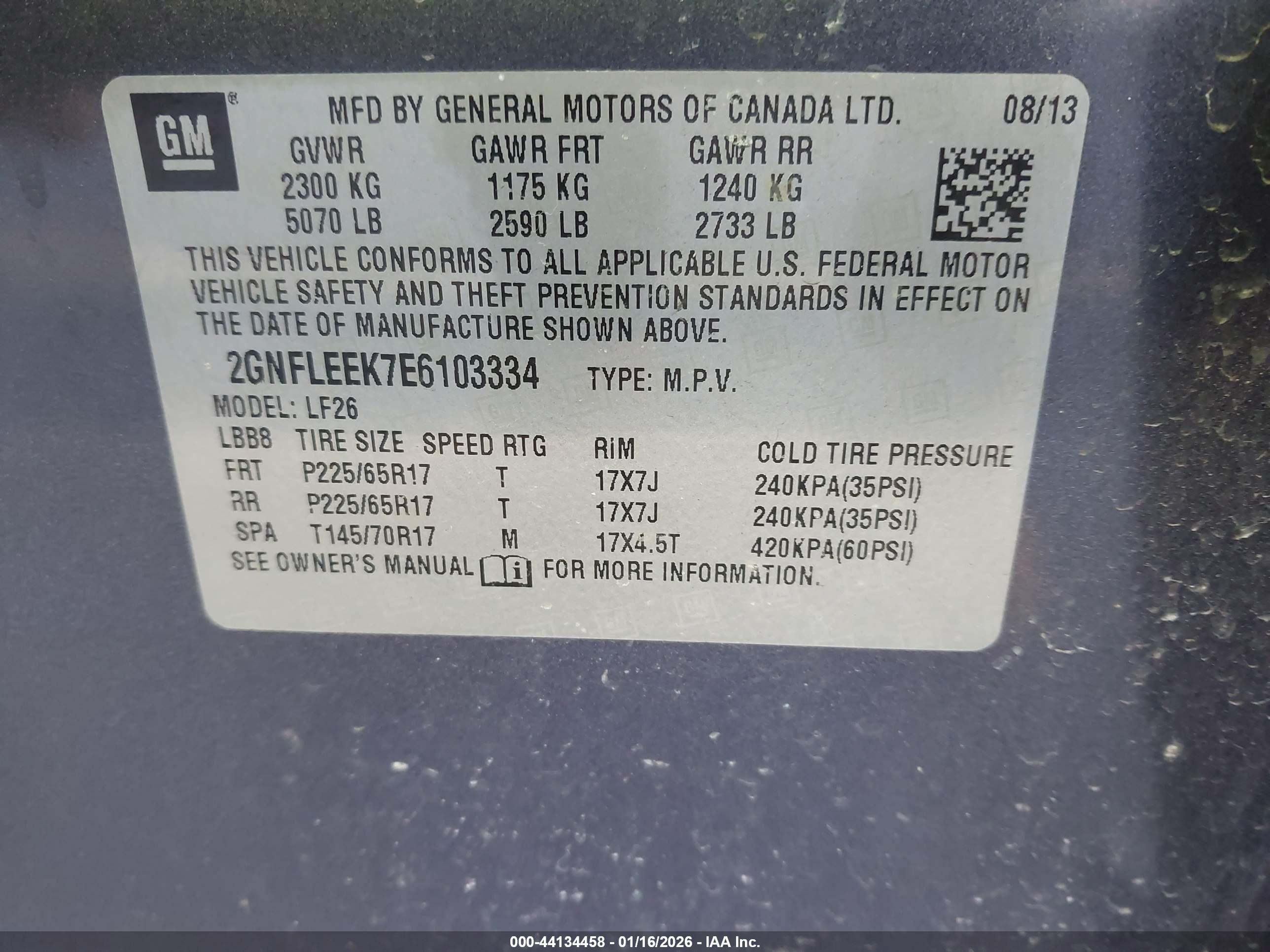 CHEVROLET EQUINOX image 9