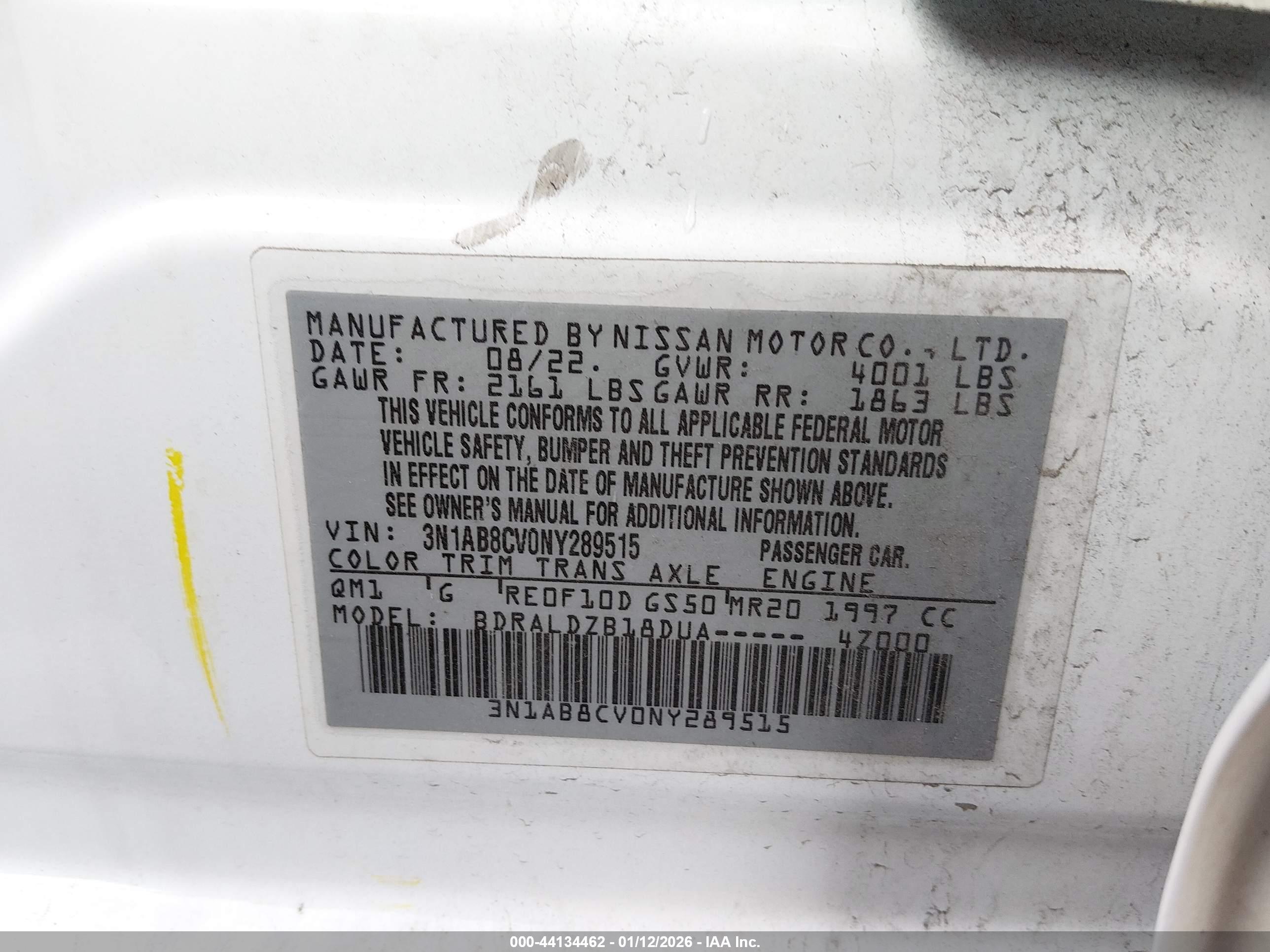 NISSAN SENTRA image 9