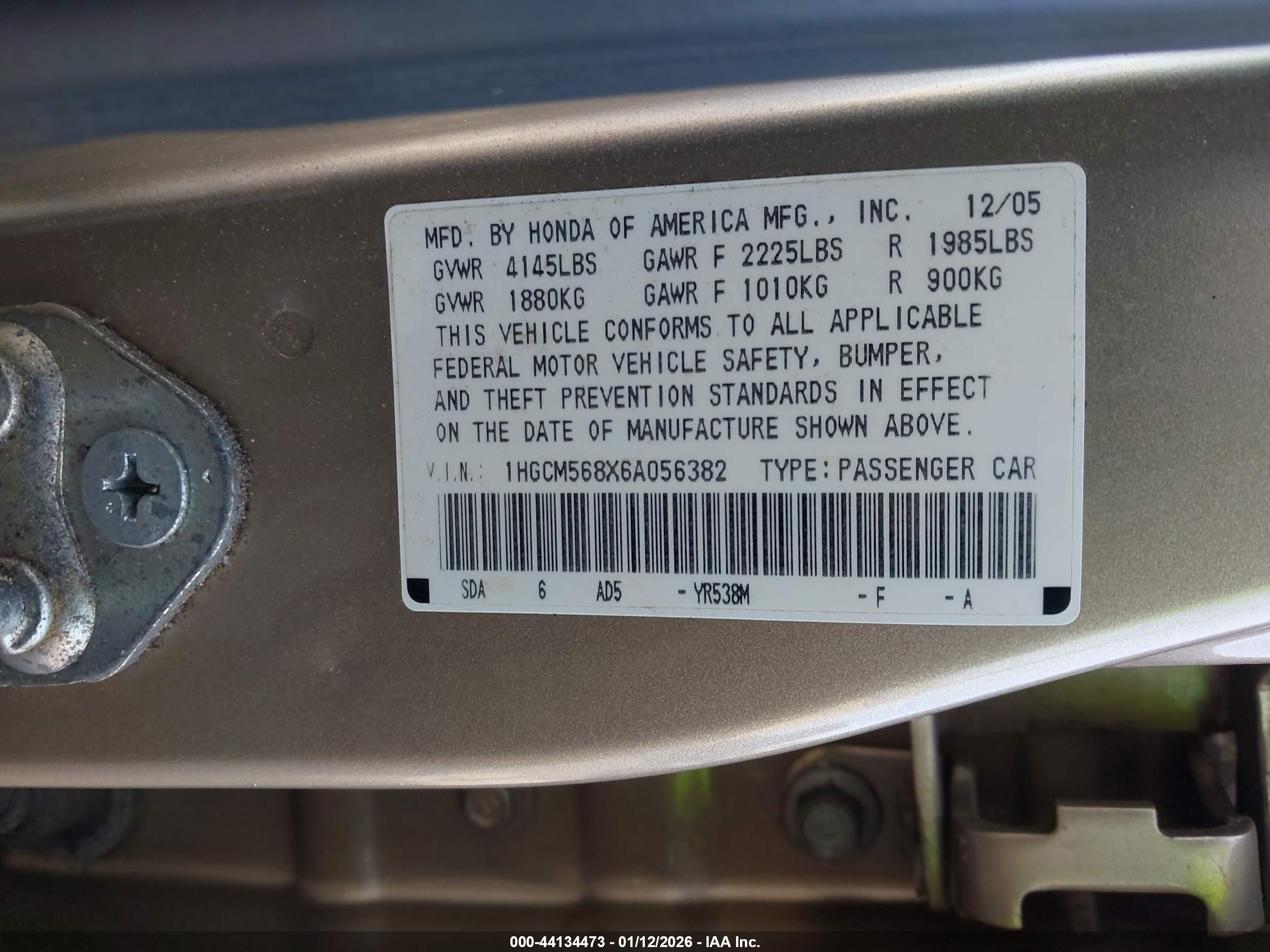 HONDA ACCORD image 9