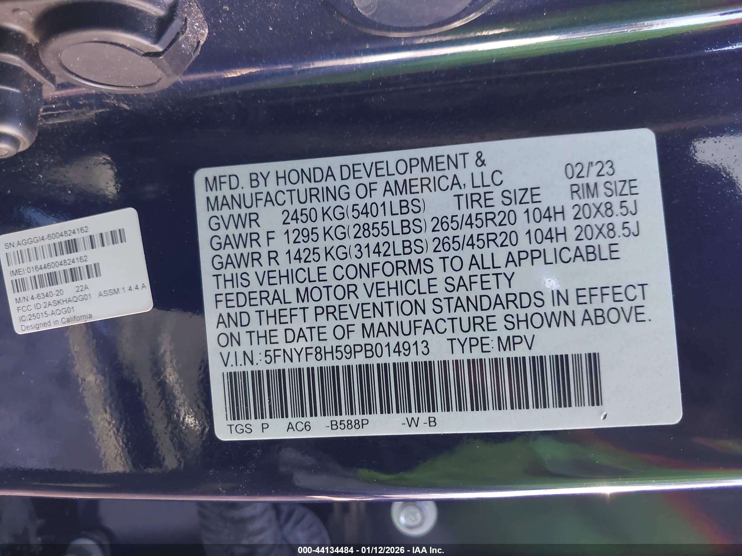 HONDA PASSPORT image 9