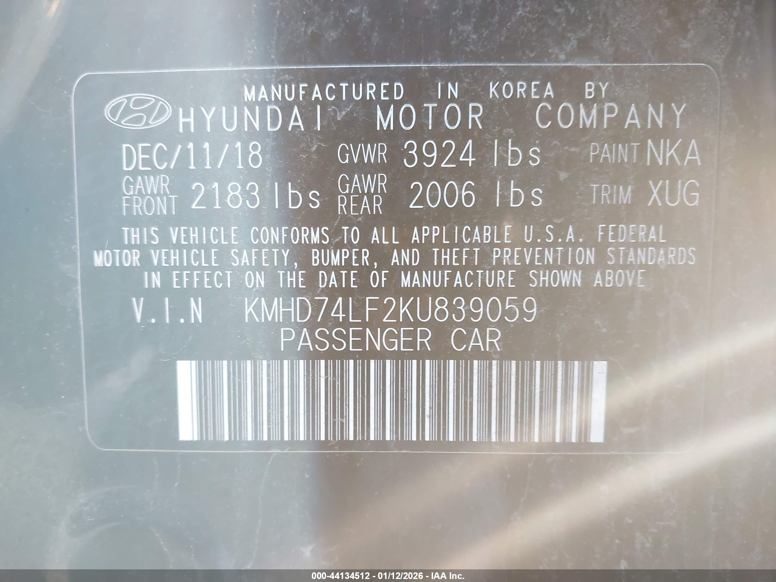 HYUNDAI ELANTRA image 9