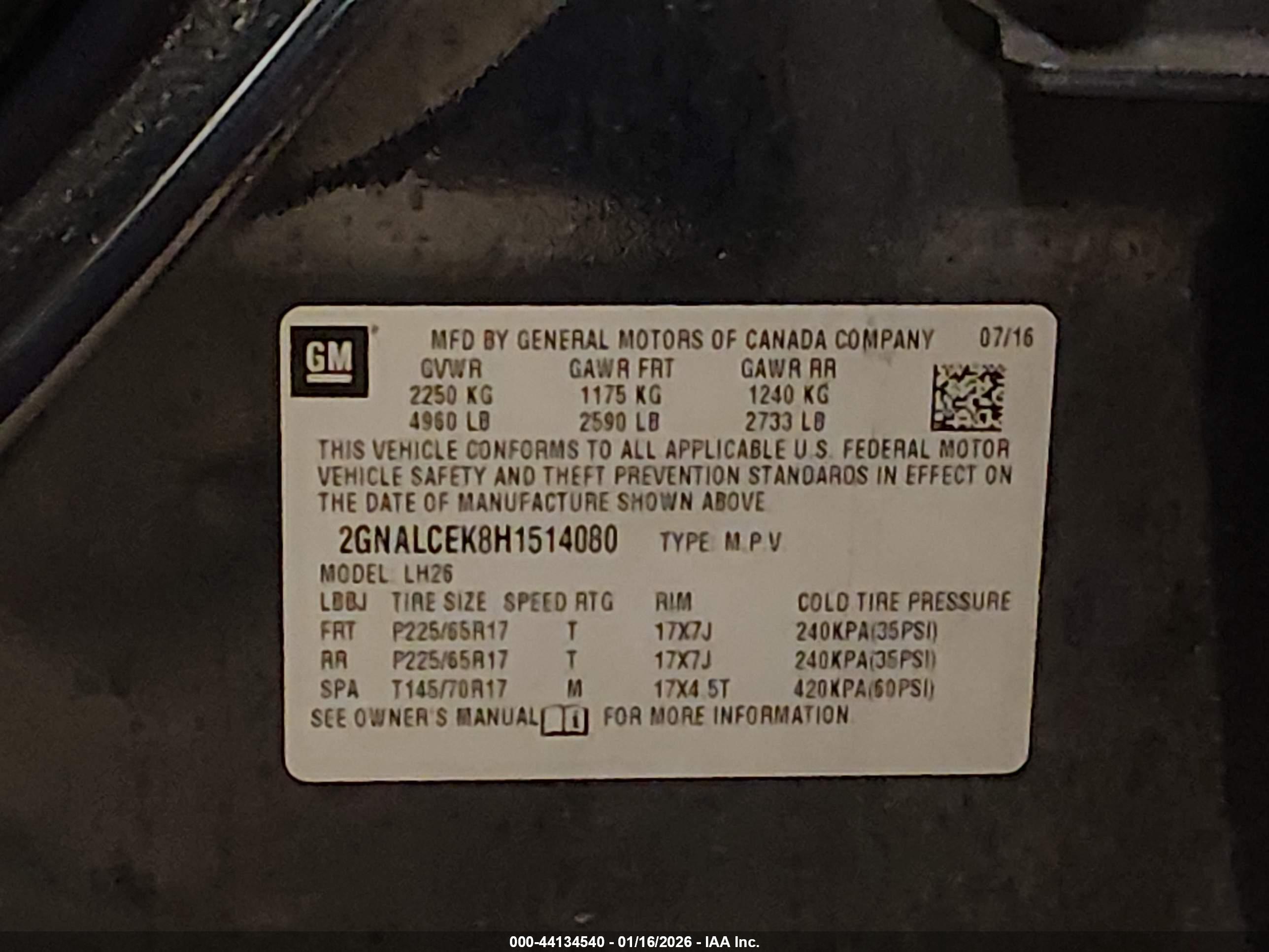 CHEVROLET EQUINOX image 9