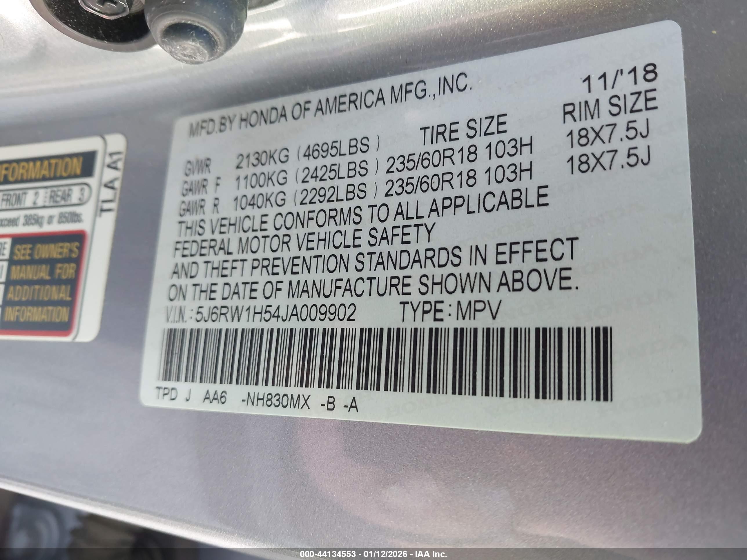 HONDA CR-V image 9
