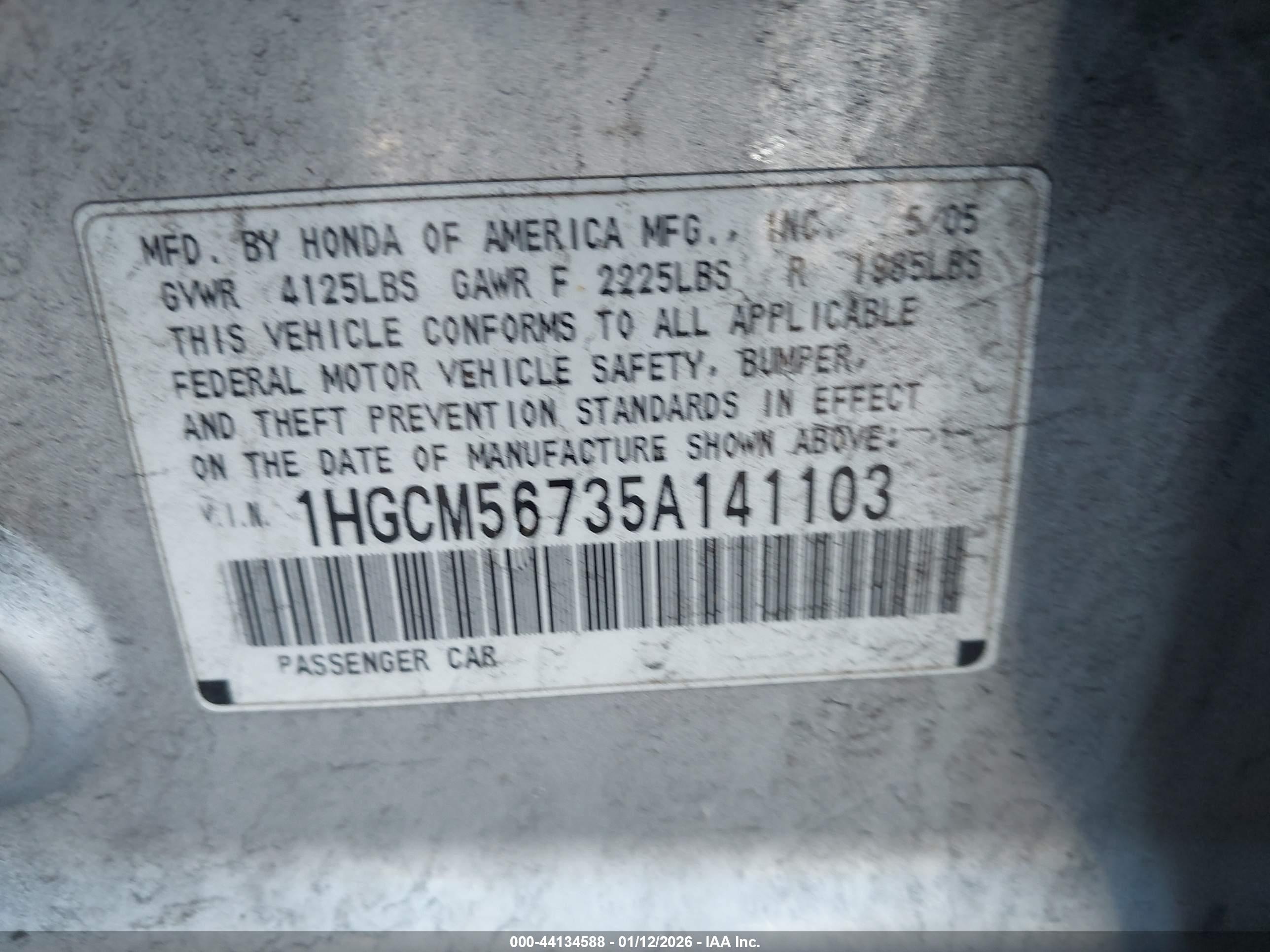 HONDA ACCORD image 9