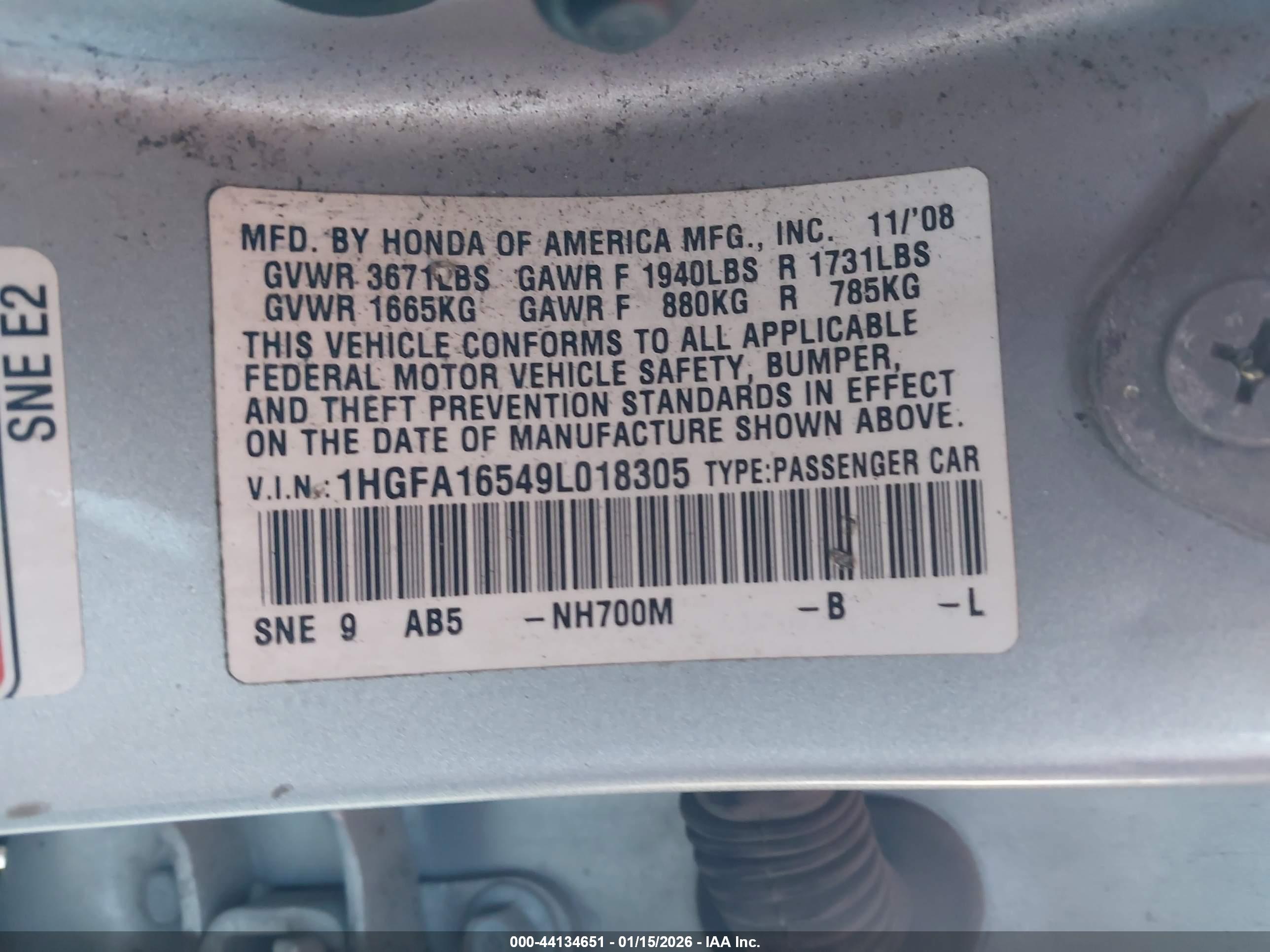 HONDA CIVIC image 9