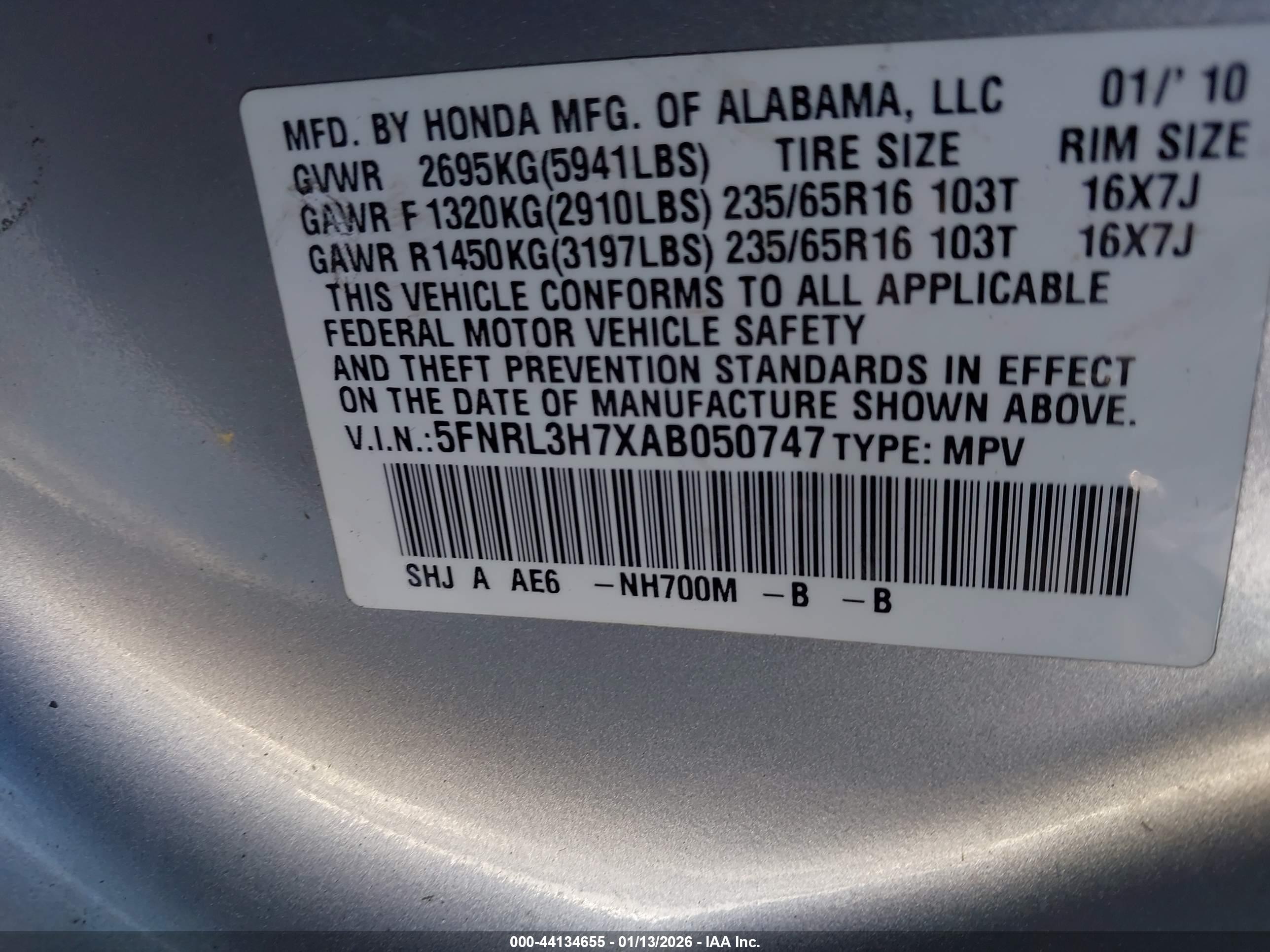 HONDA ODYSSEY image 9