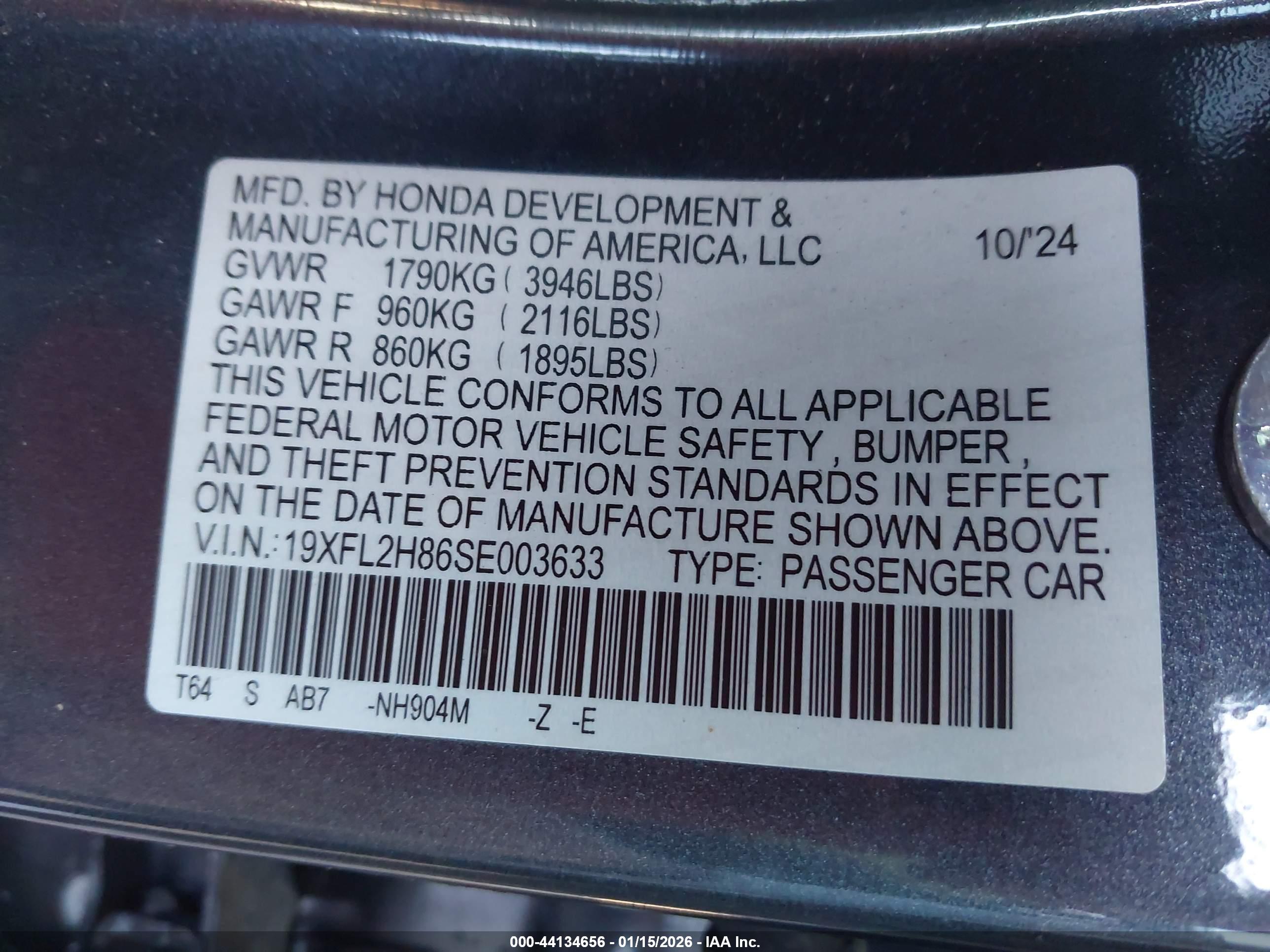 HONDA CIVIC image 9