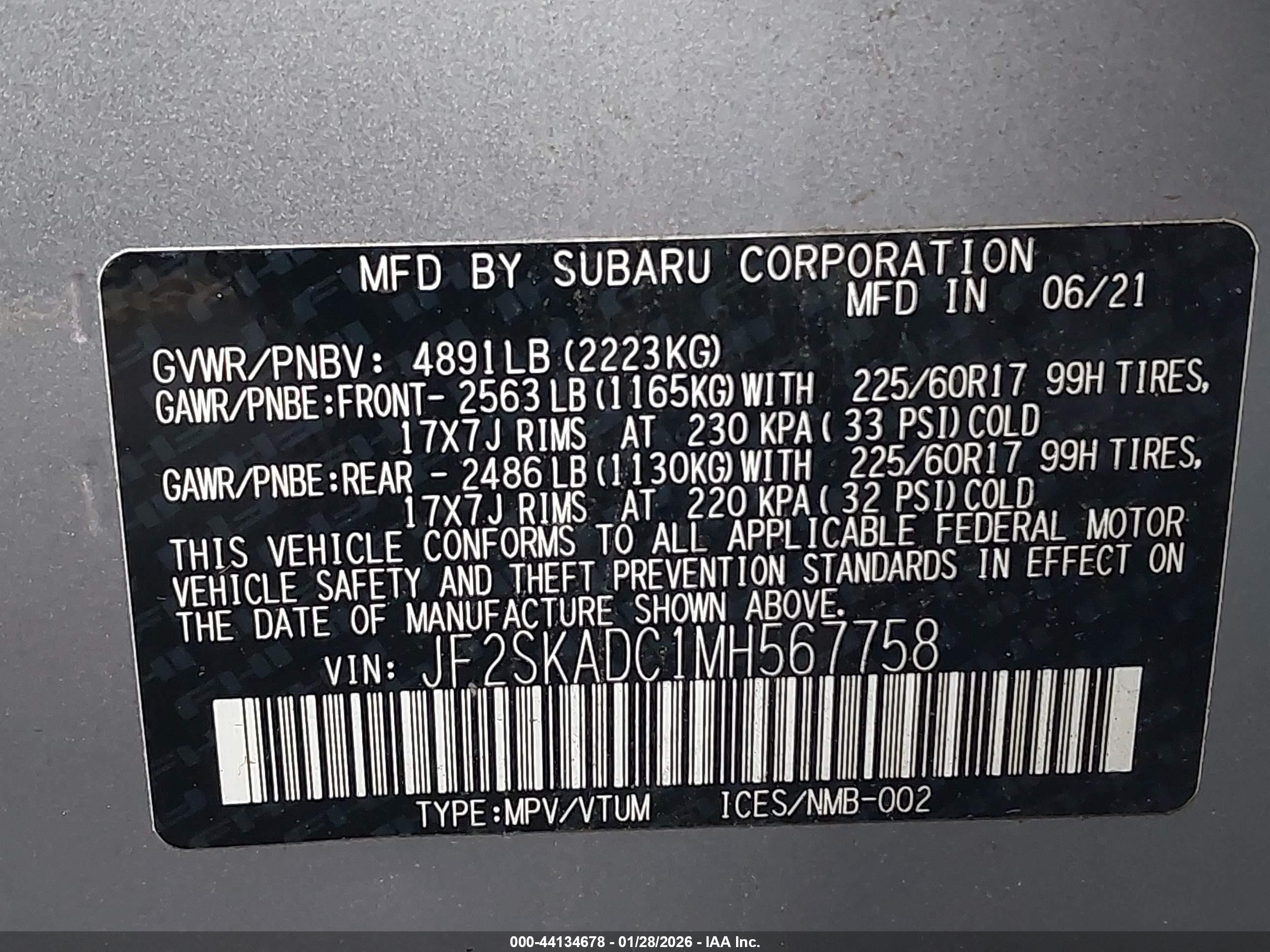 SUBARU FORESTER image 9