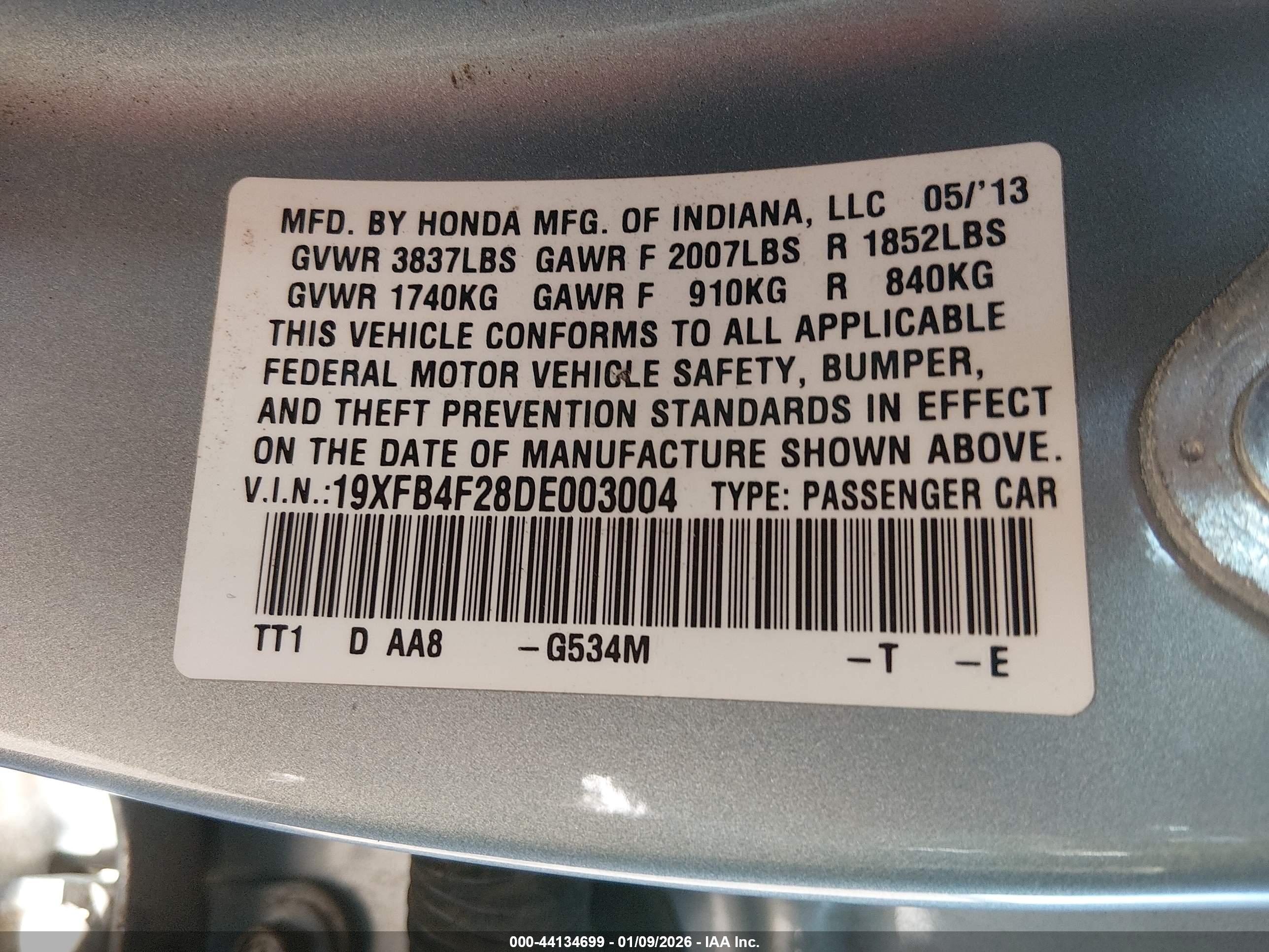 HONDA CIVIC image 9