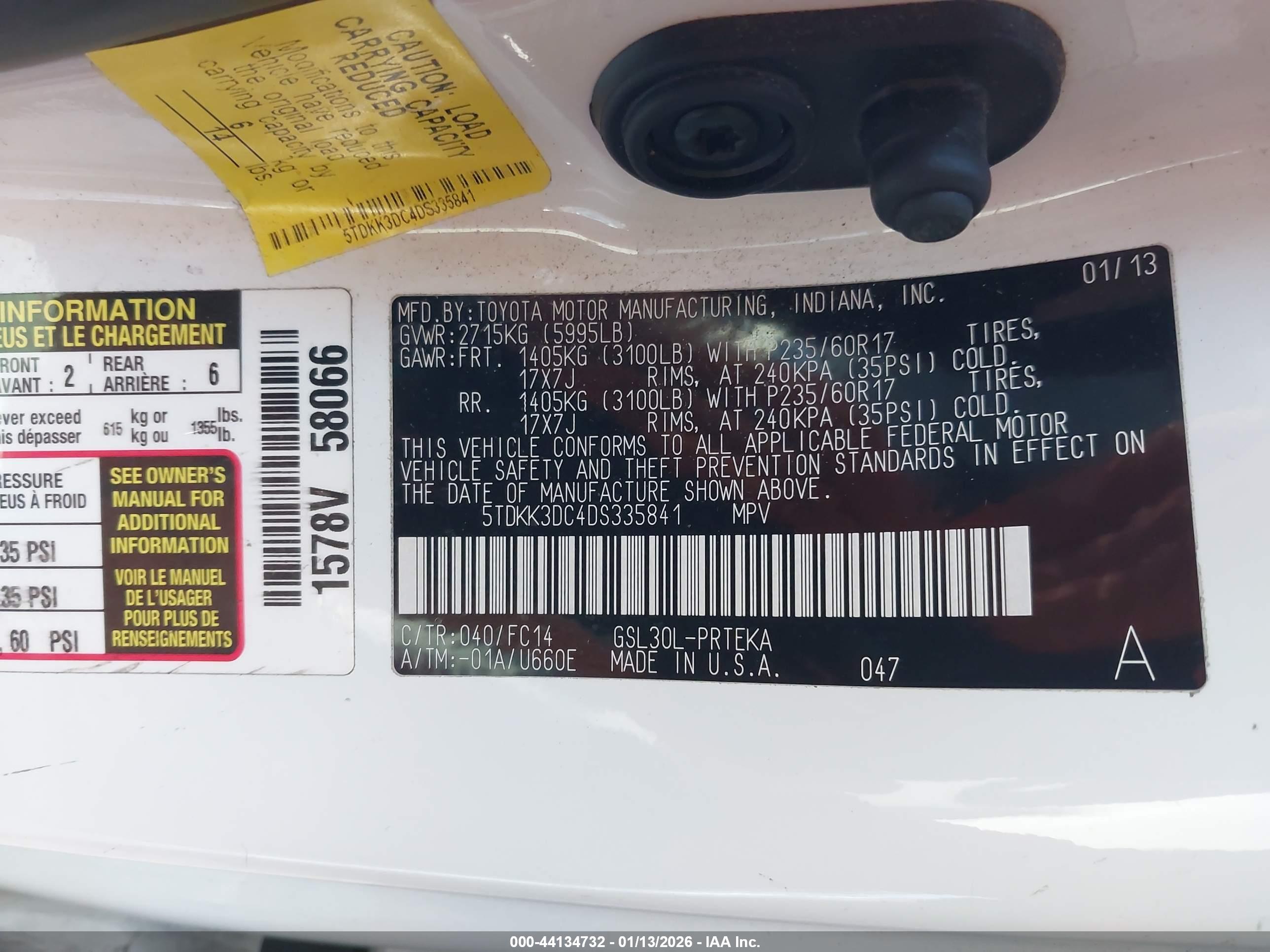 TOYOTA SIENNA image 9