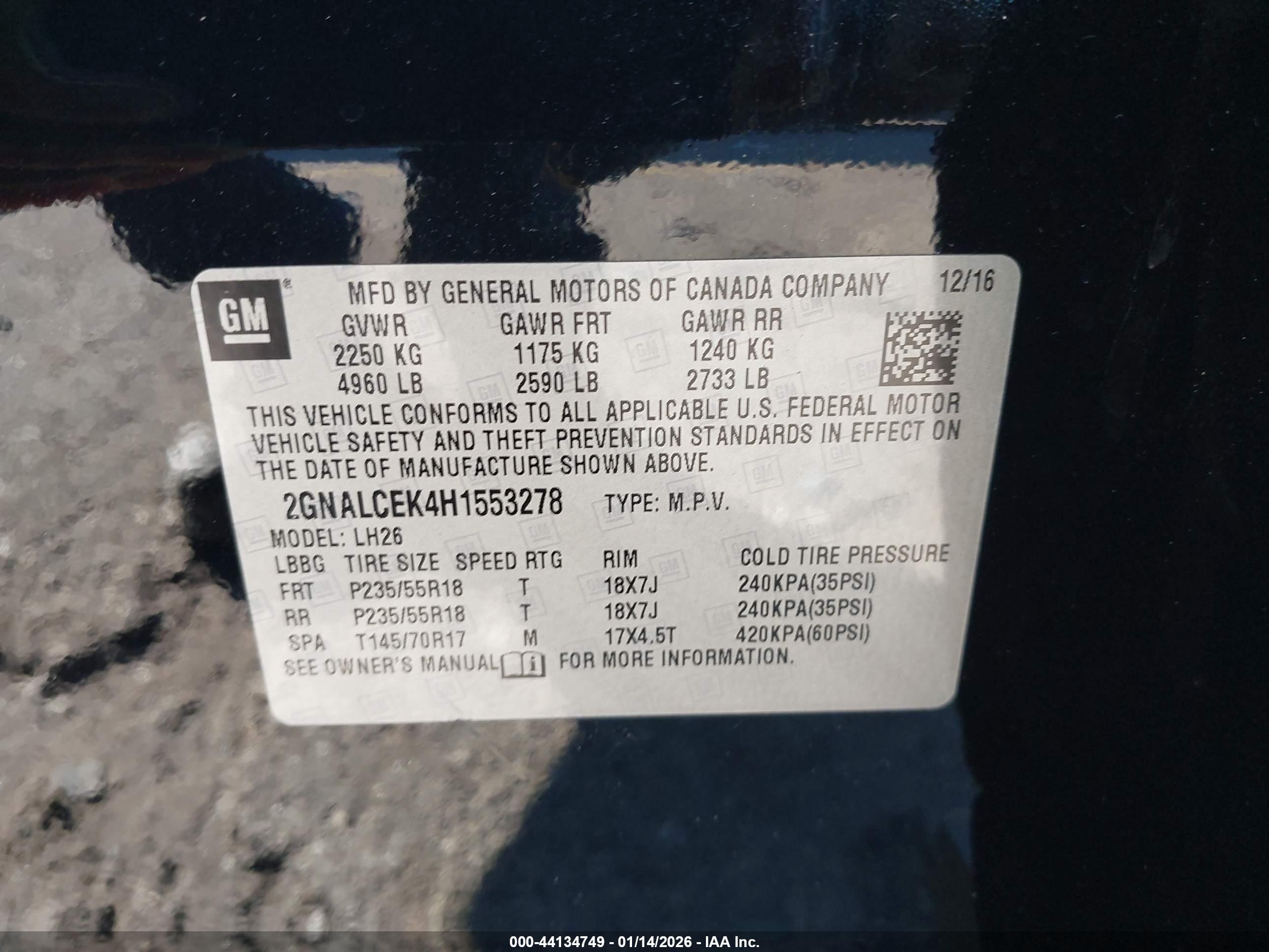 CHEVROLET EQUINOX image 9