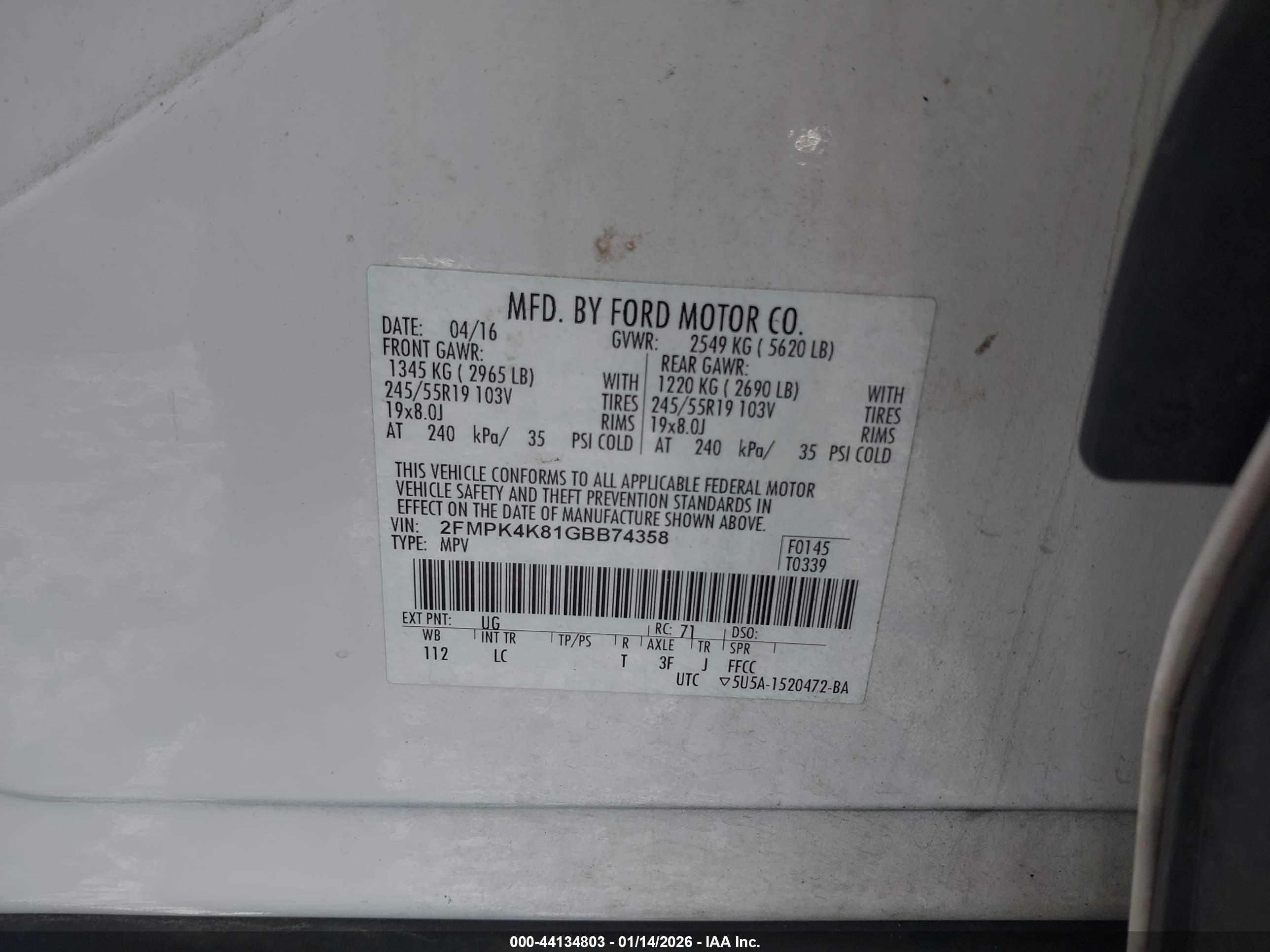 FORD EDGE image 9