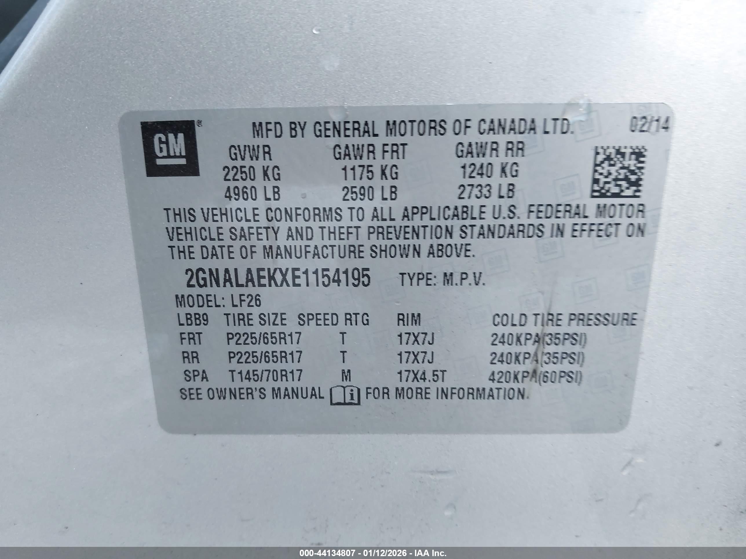 CHEVROLET EQUINOX image 9