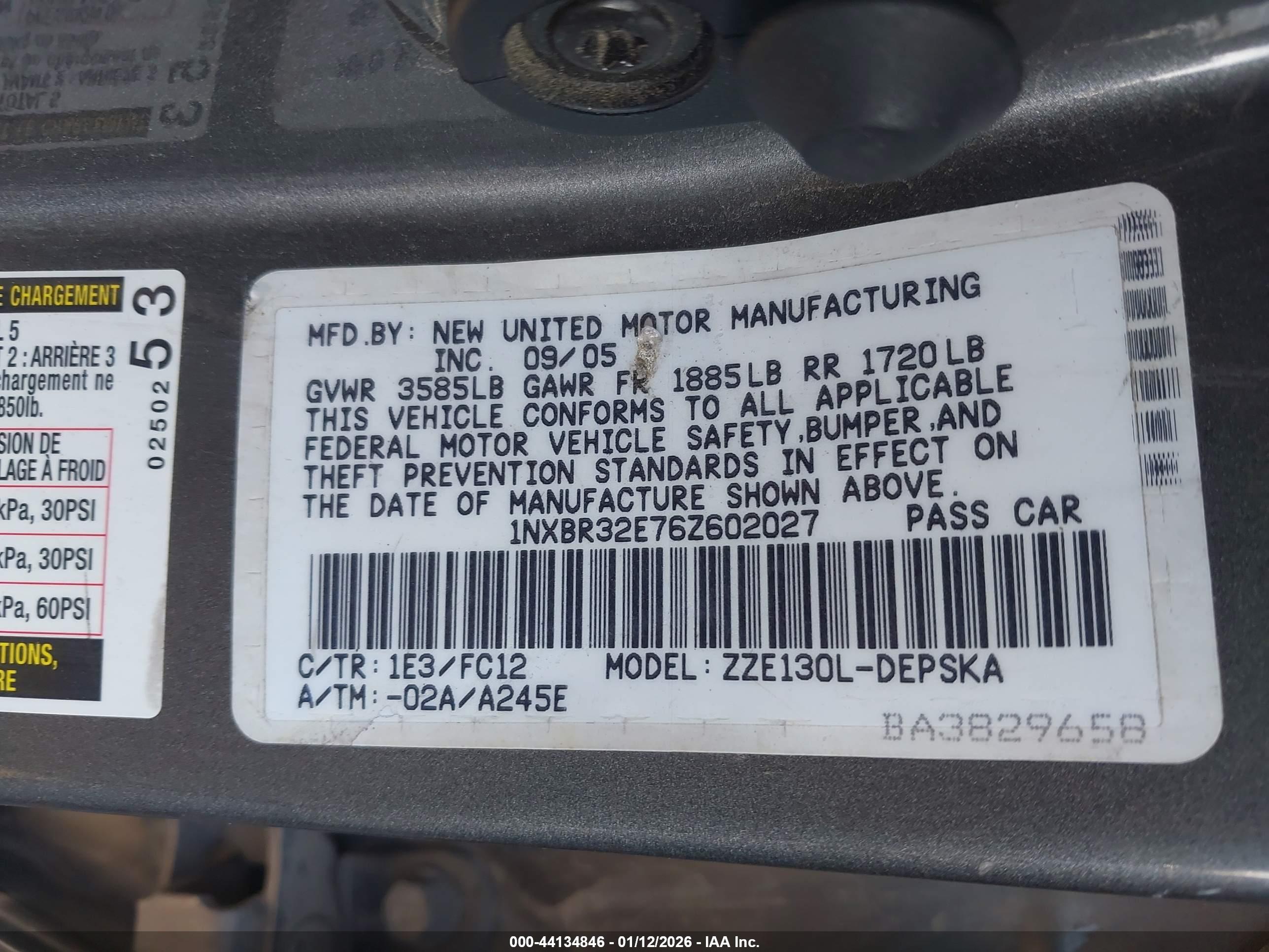 TOYOTA COROLLA image 9