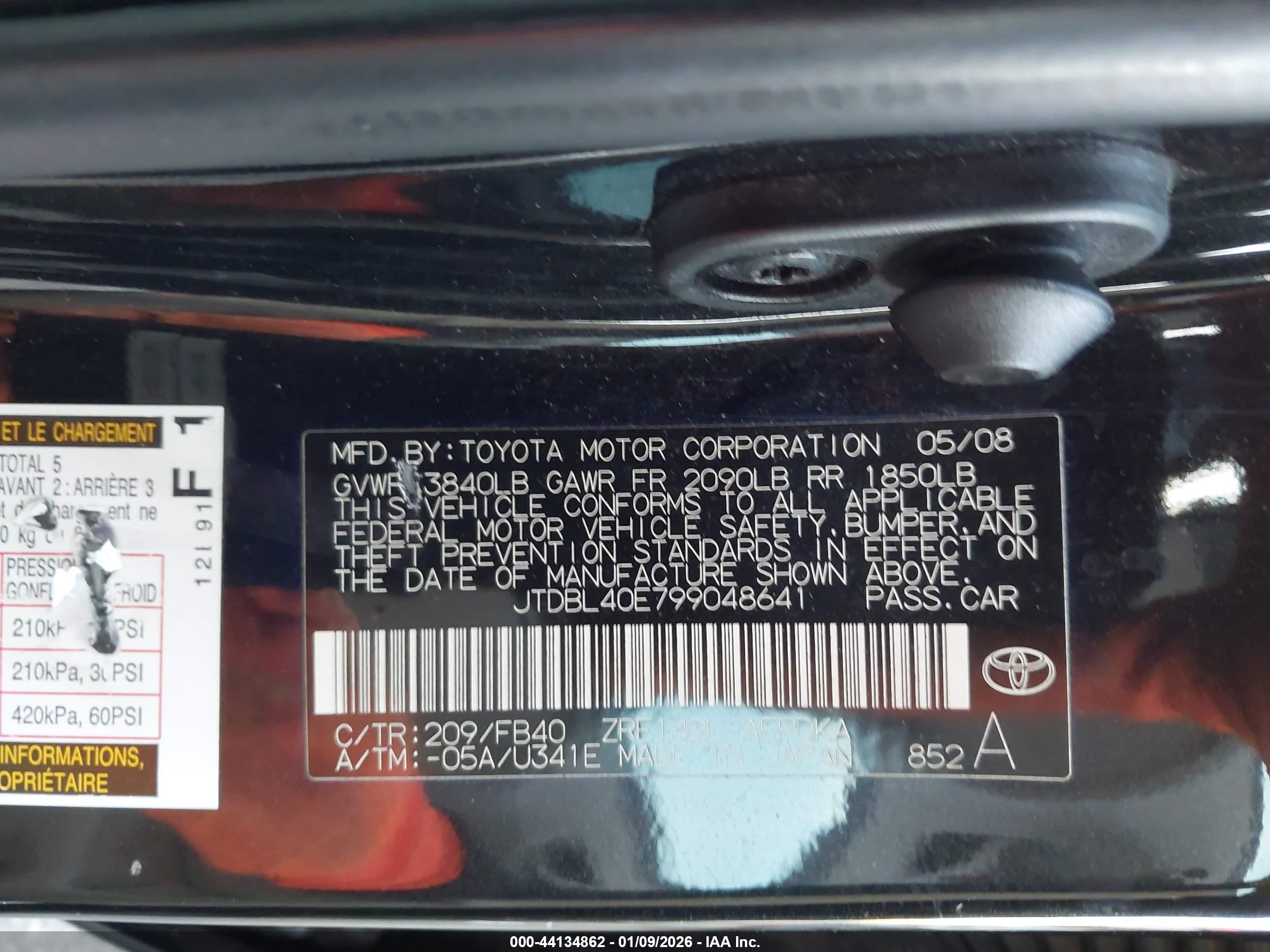 TOYOTA COROLLA image 9