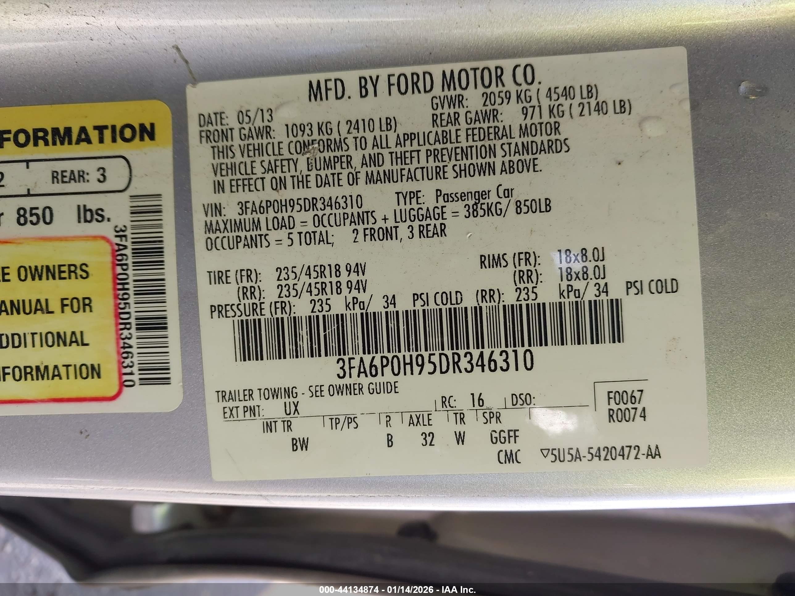 FORD FUSION image 9