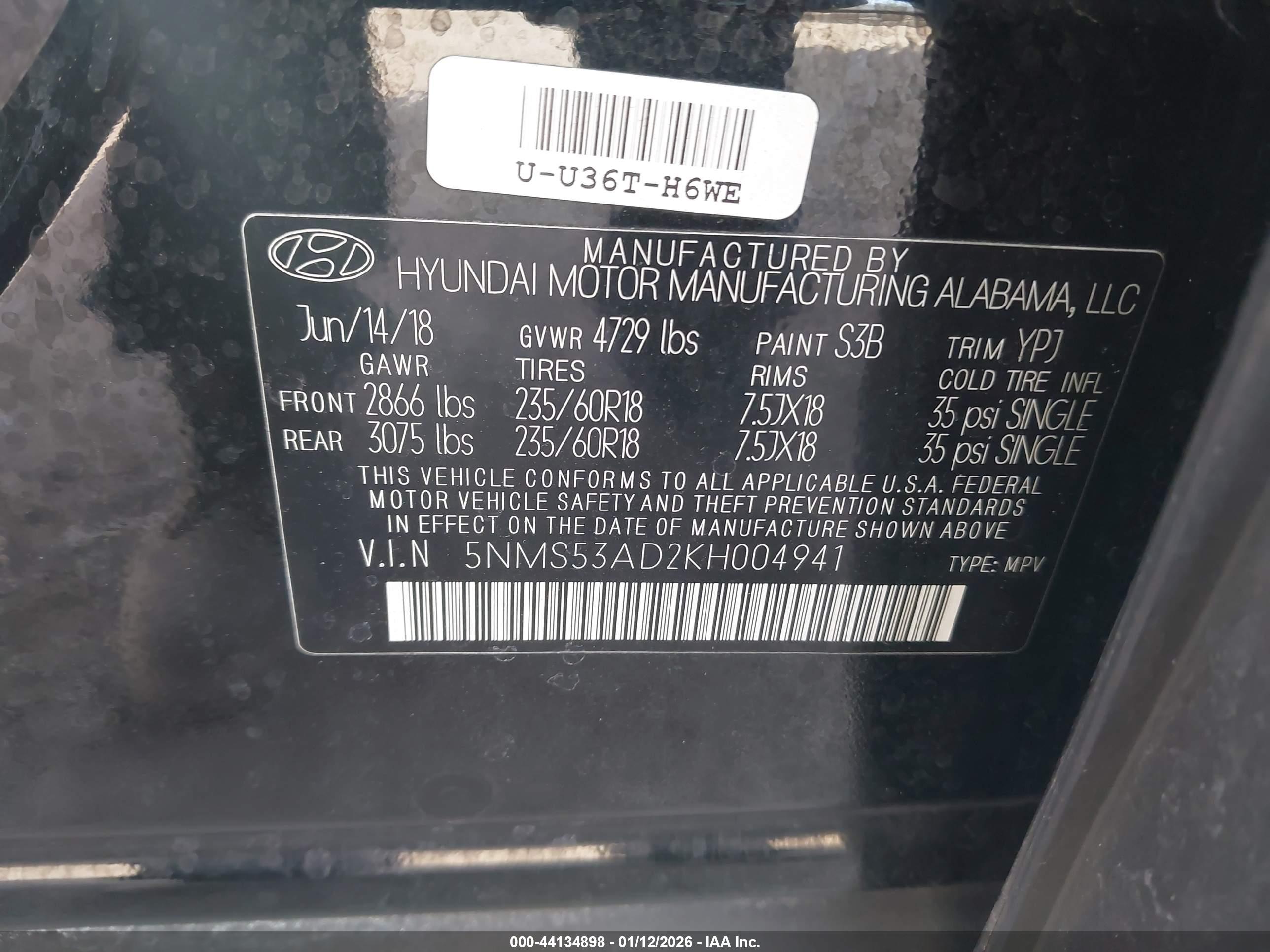 HYUNDAI SANTA image 9