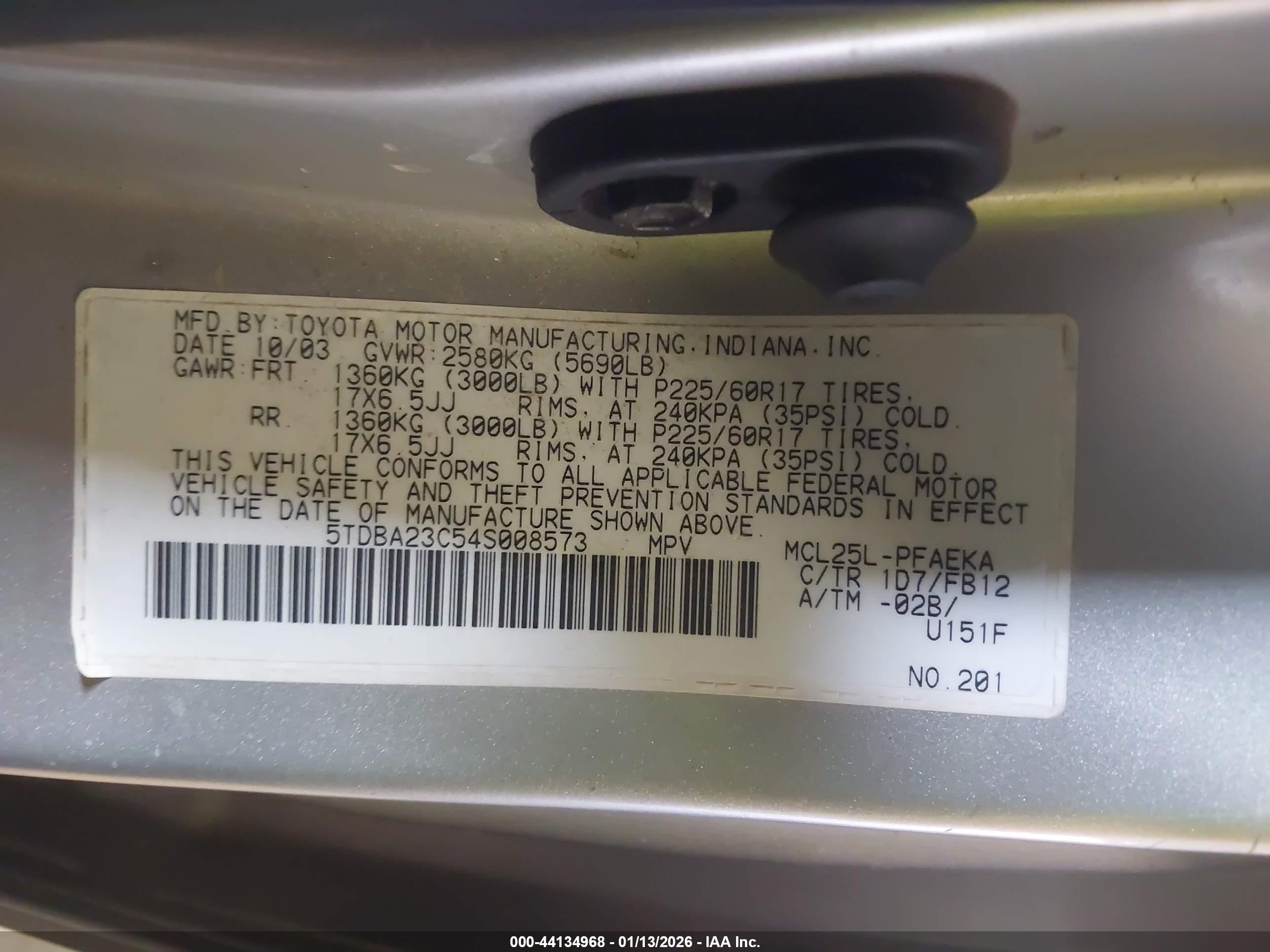 TOYOTA SIENNA image 9