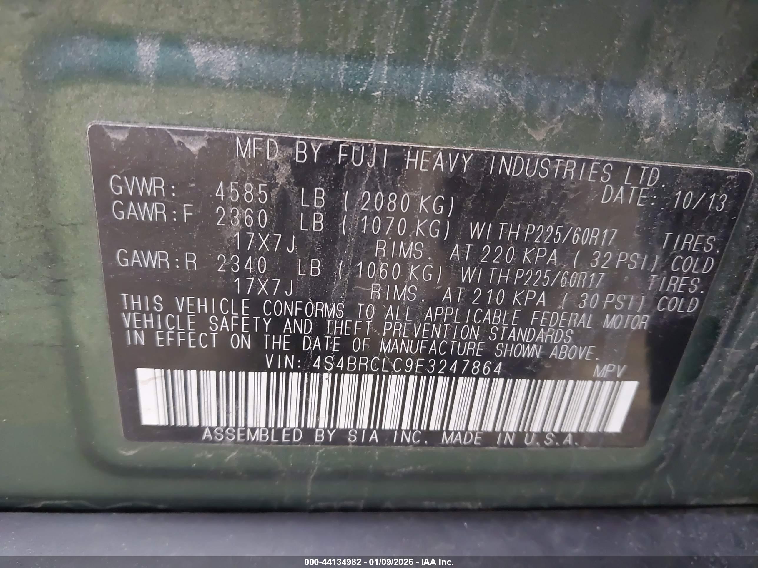 SUBARU OUTBACK image 9