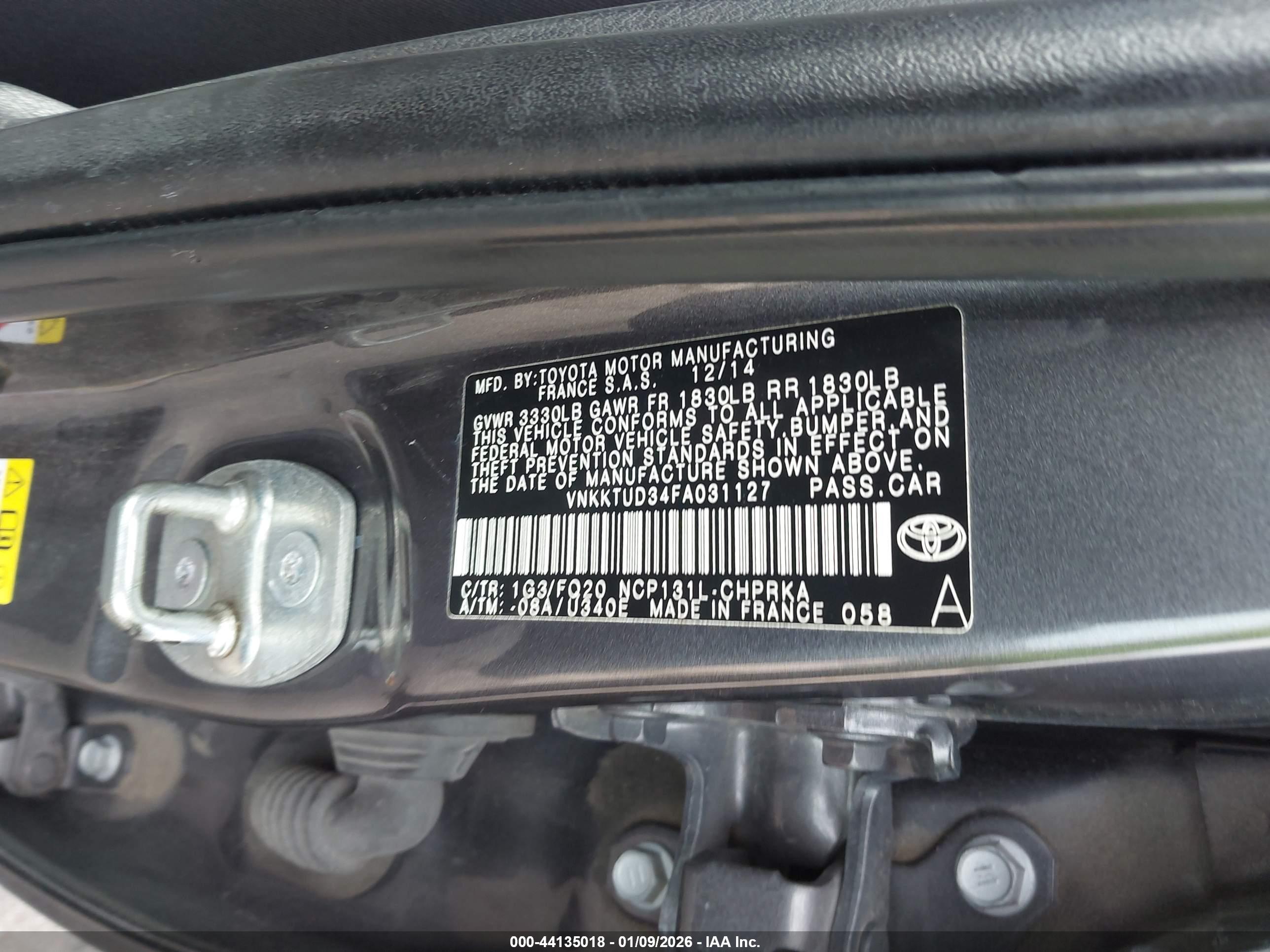 TOYOTA YARIS image 9