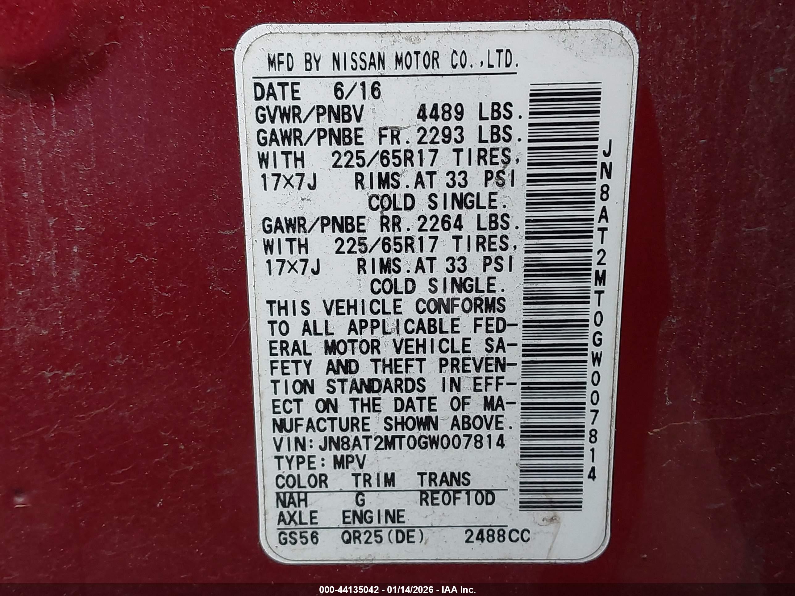 NISSAN ROGUE image 9