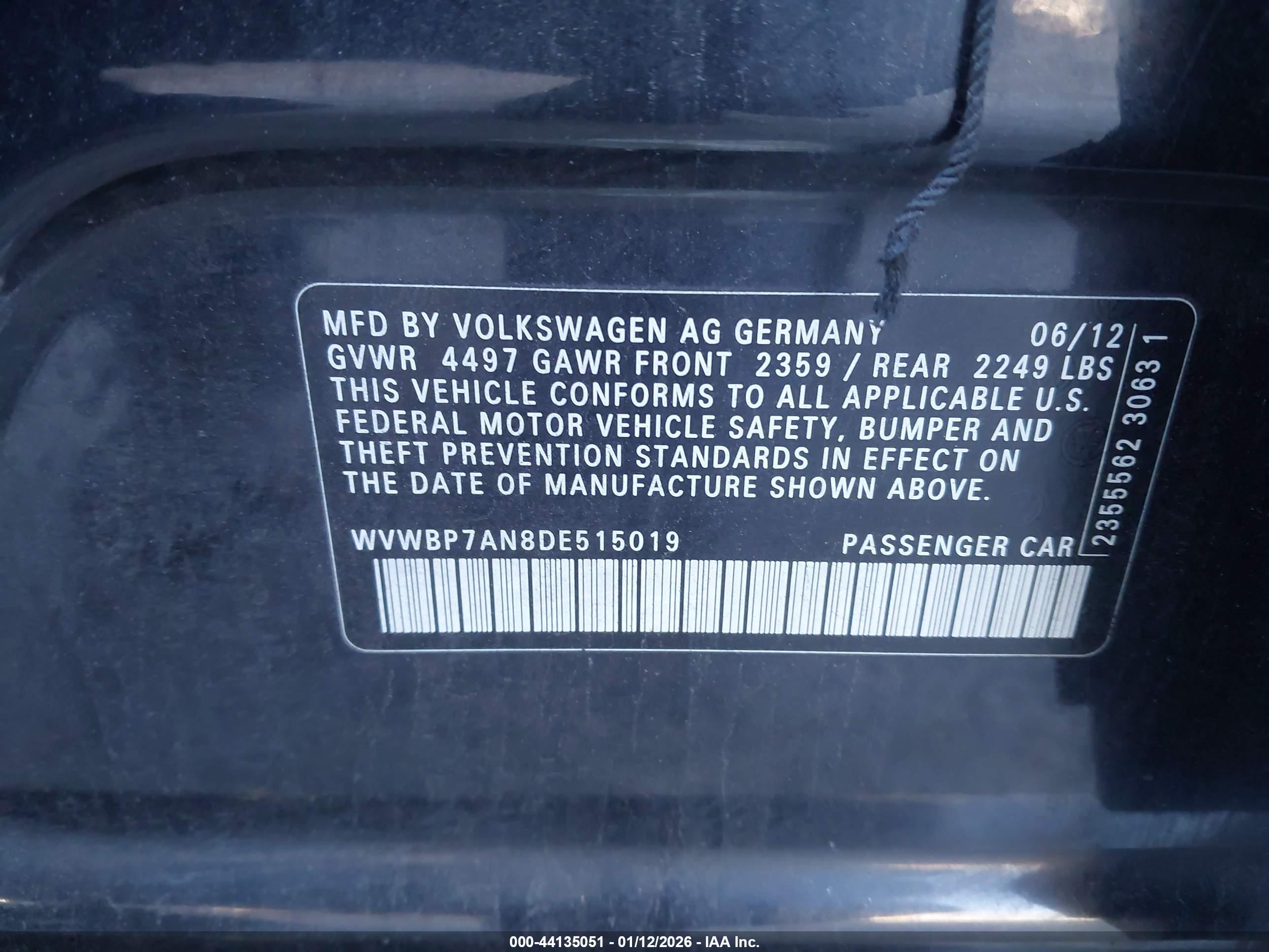 VOLKSWAGEN CC image 9