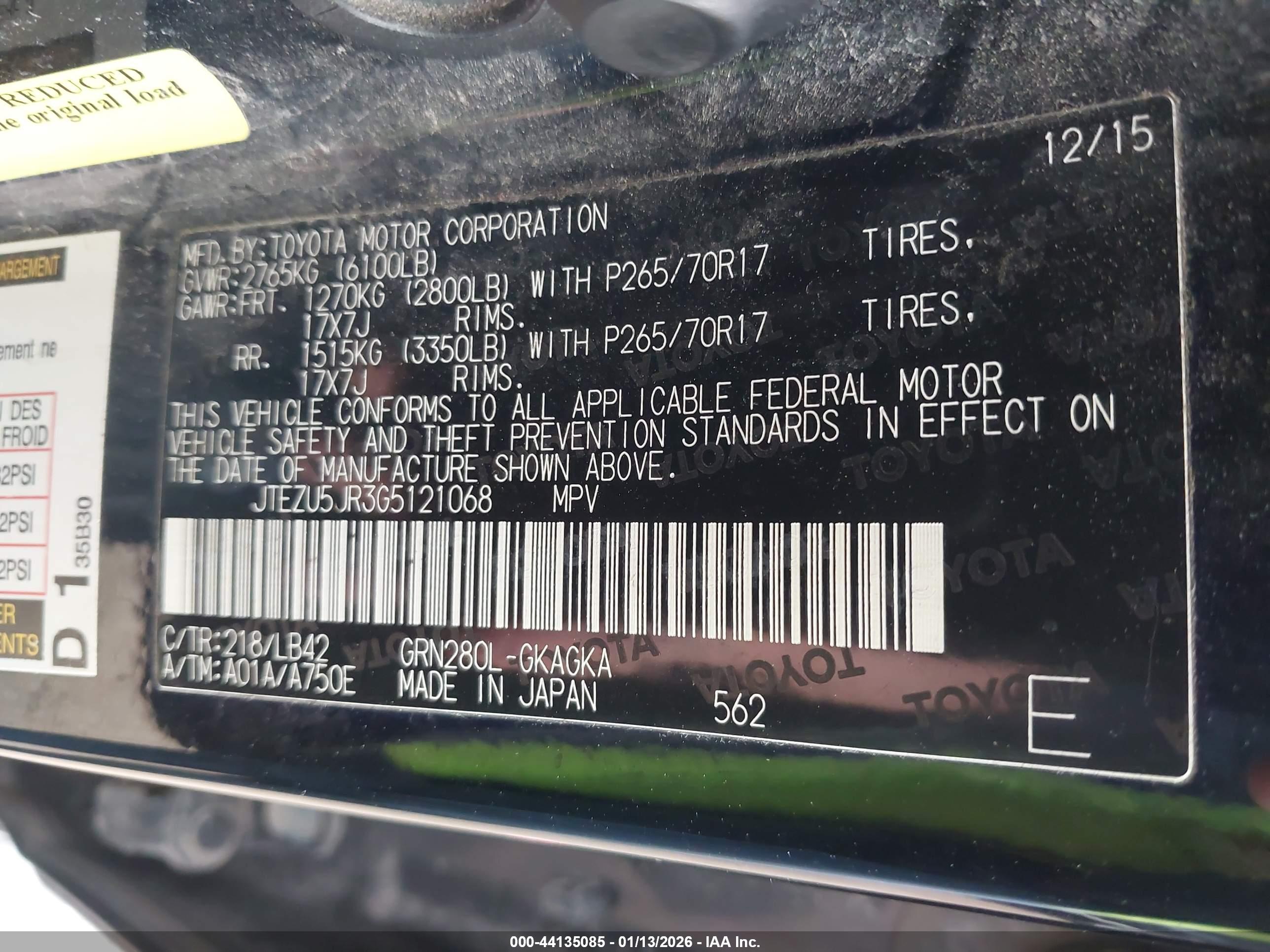 TOYOTA 4RUNNER image 9