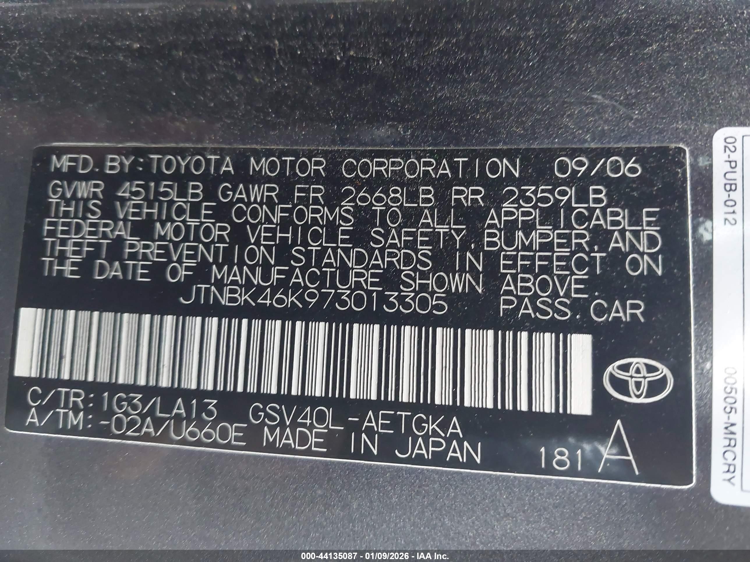 TOYOTA CAMRY image 9