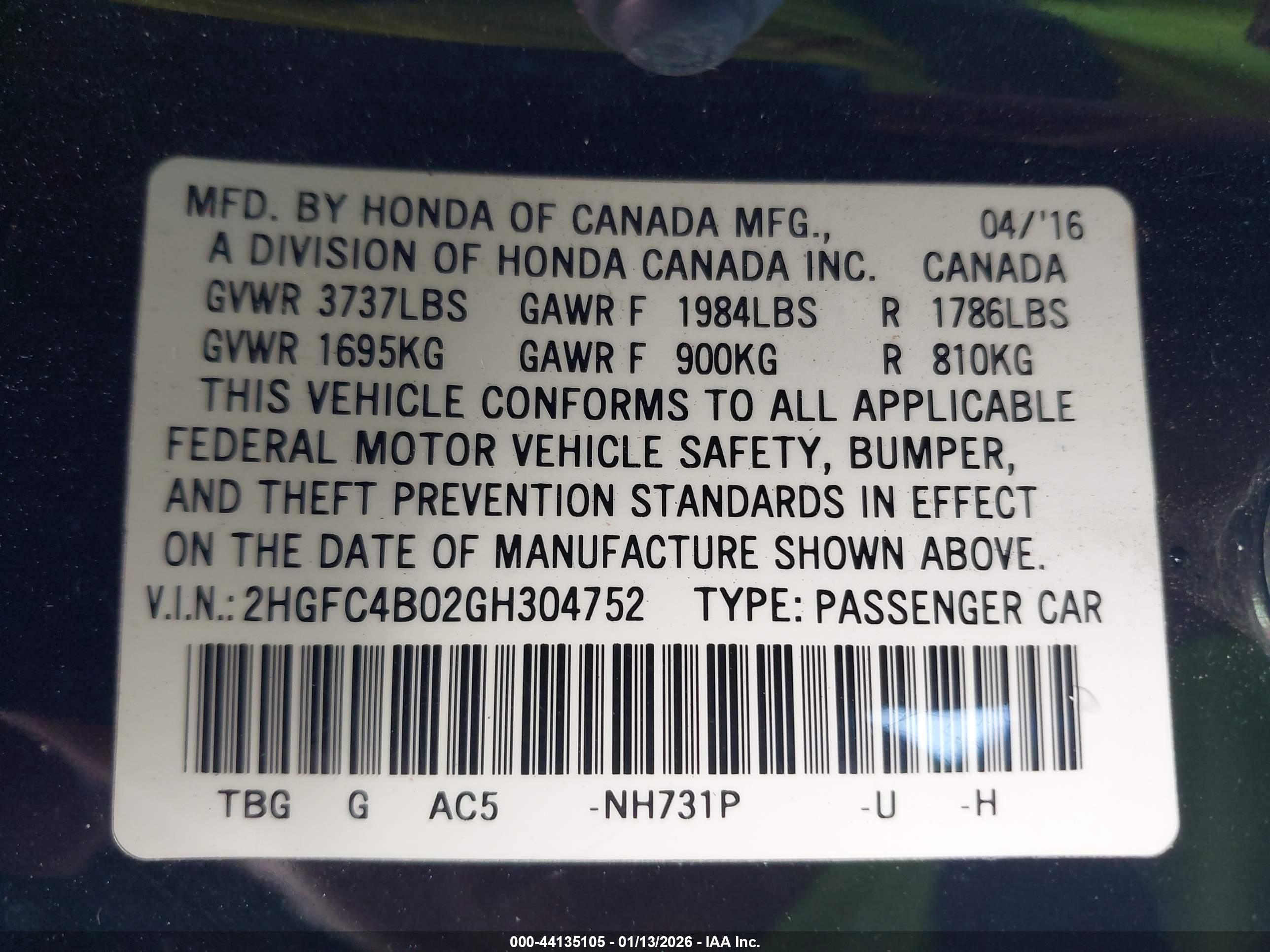 HONDA CIVIC image 9