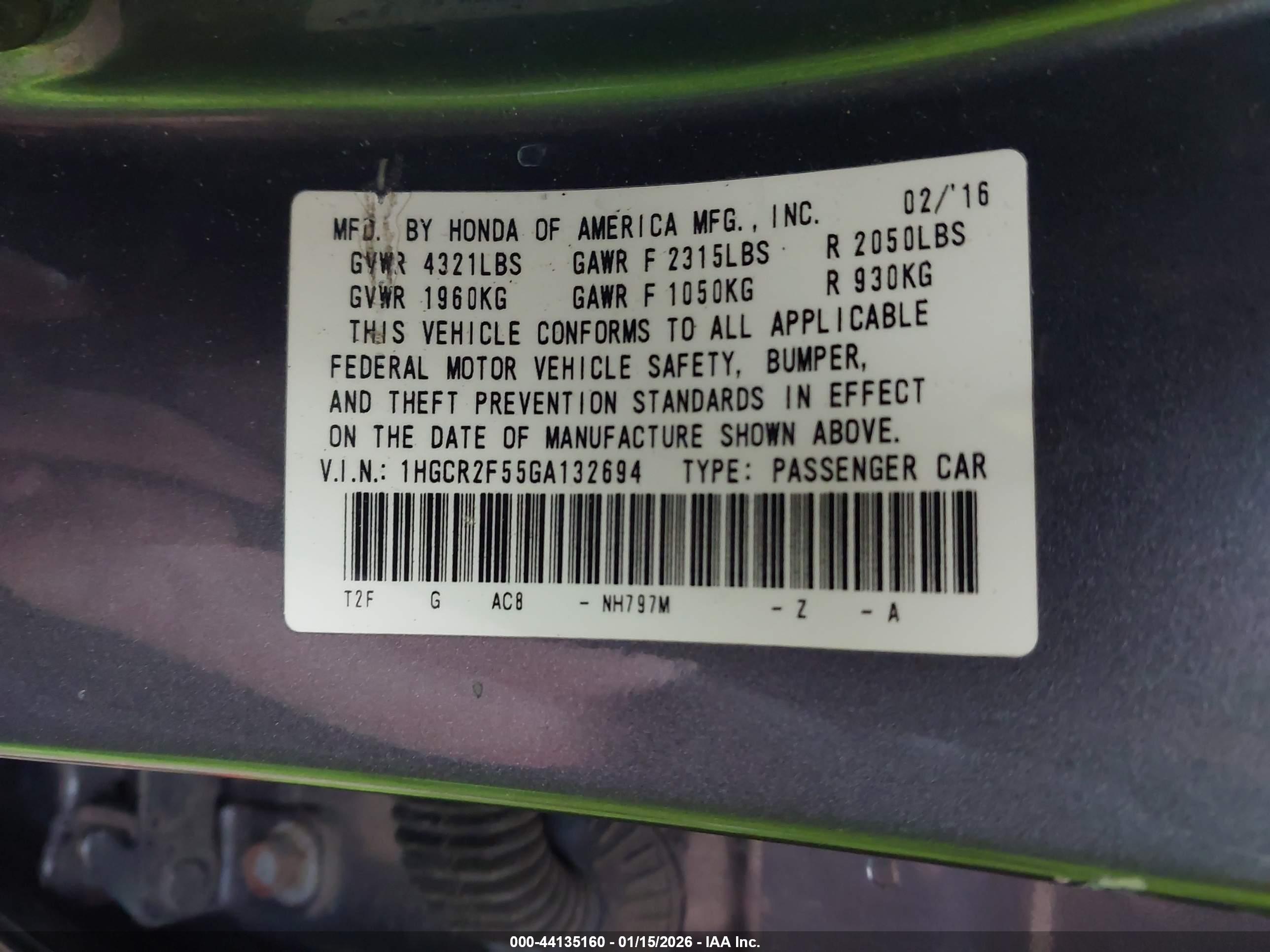HONDA ACCORD image 9