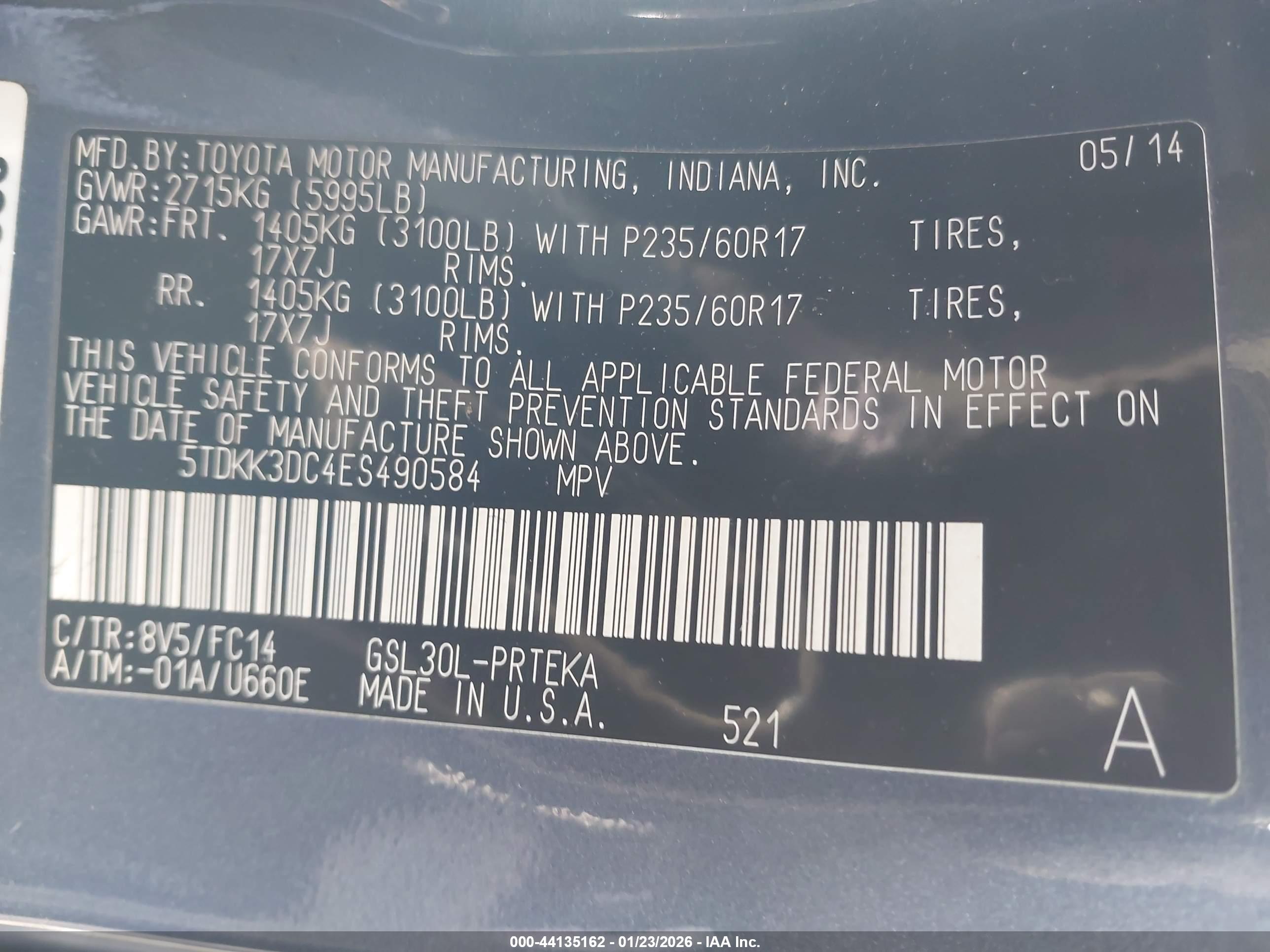 TOYOTA SIENNA image 9