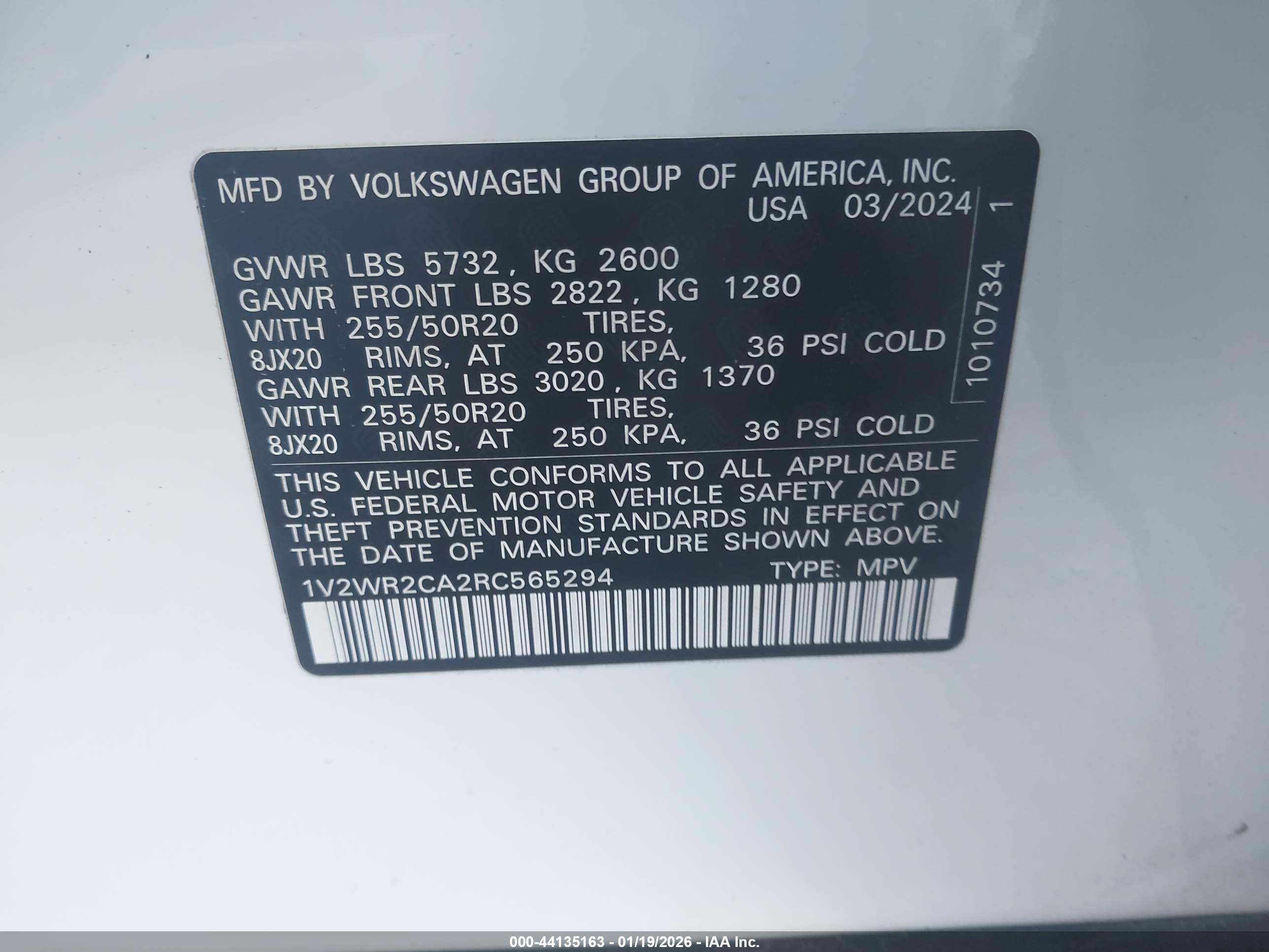 VOLKSWAGEN ATLAS image 9