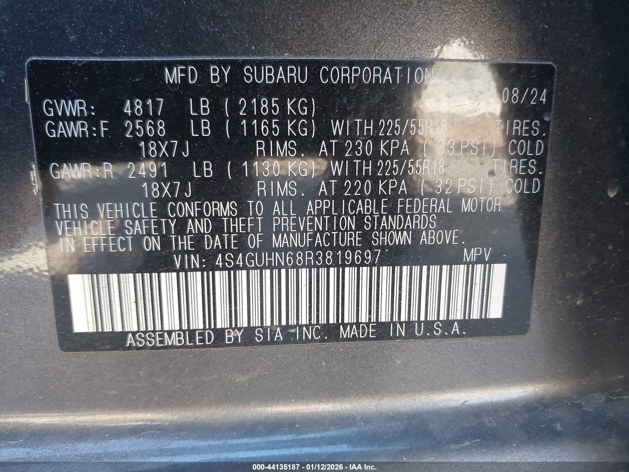SUBARU CROSSTREK image 9