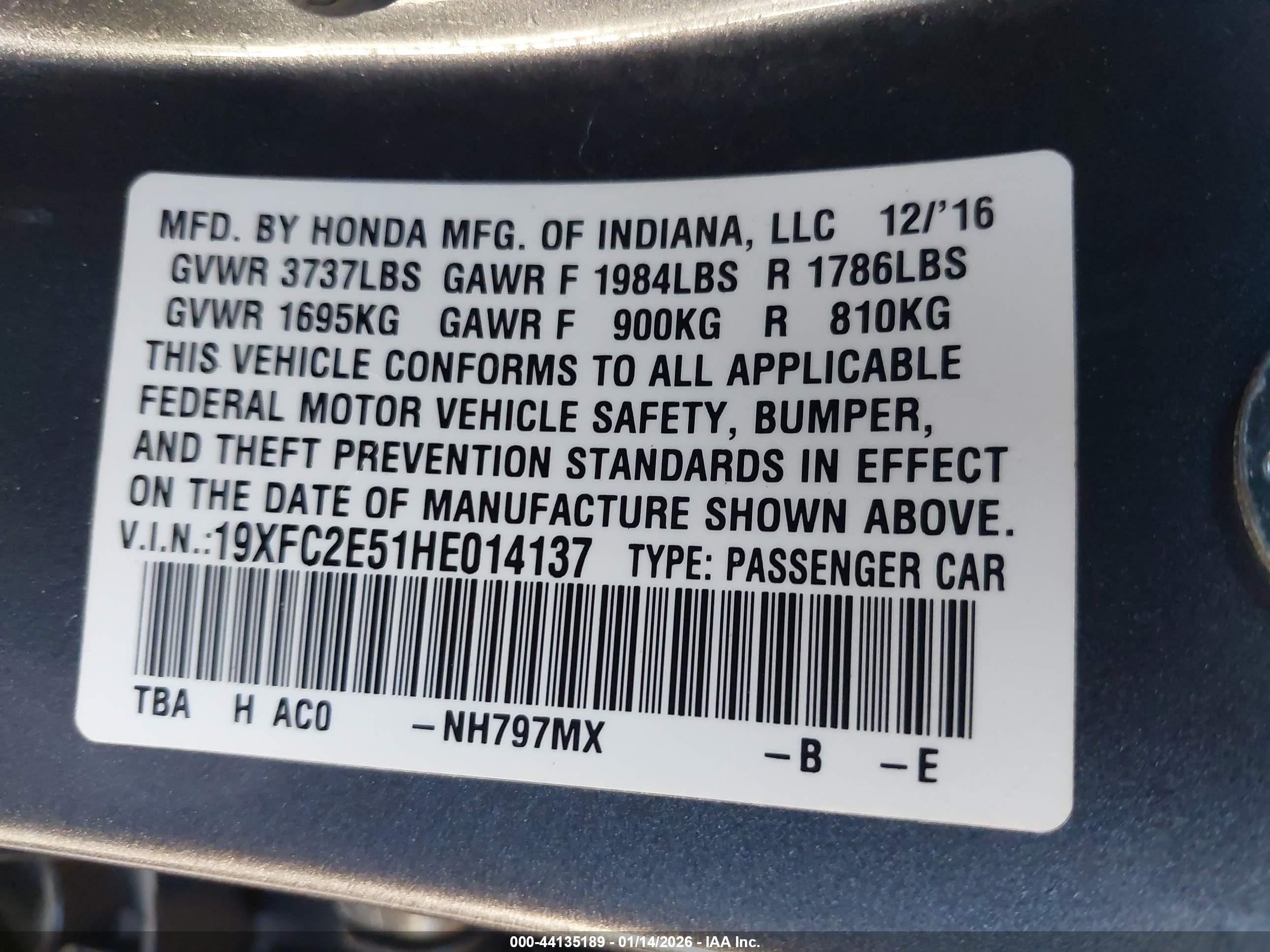 HONDA CIVIC image 9