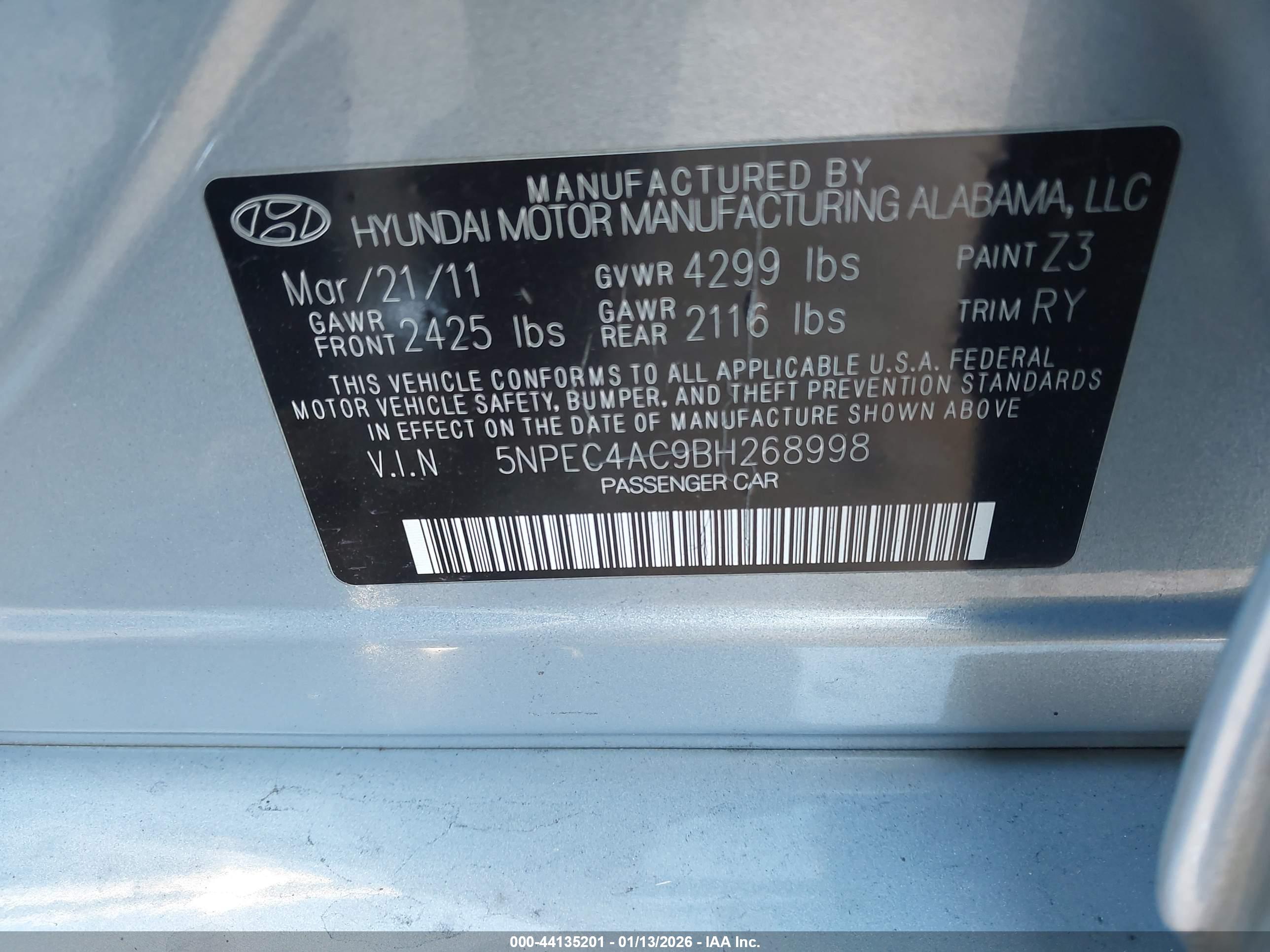HYUNDAI SONATA image 9