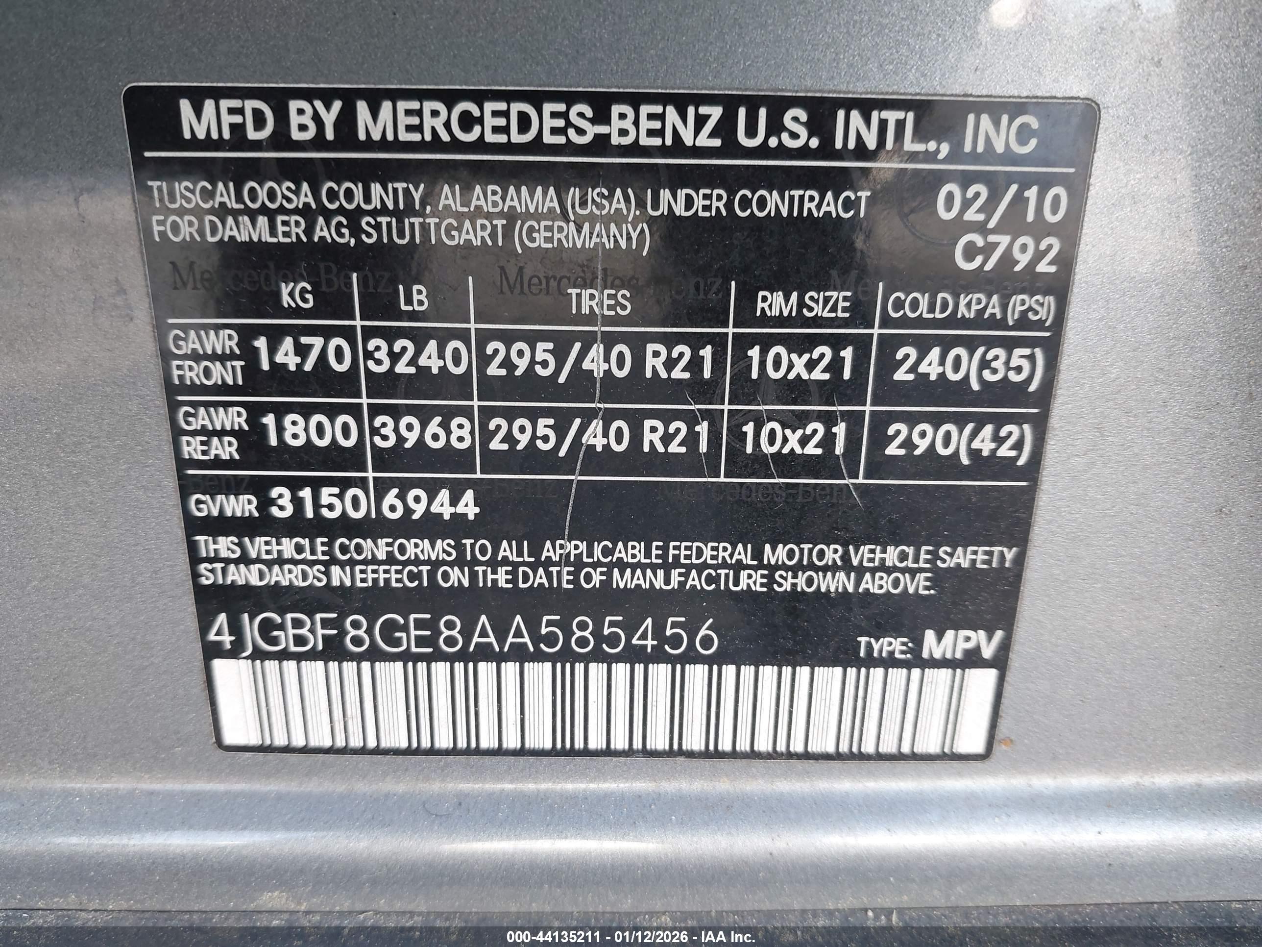 MERCEDES-BENZ GL image 9