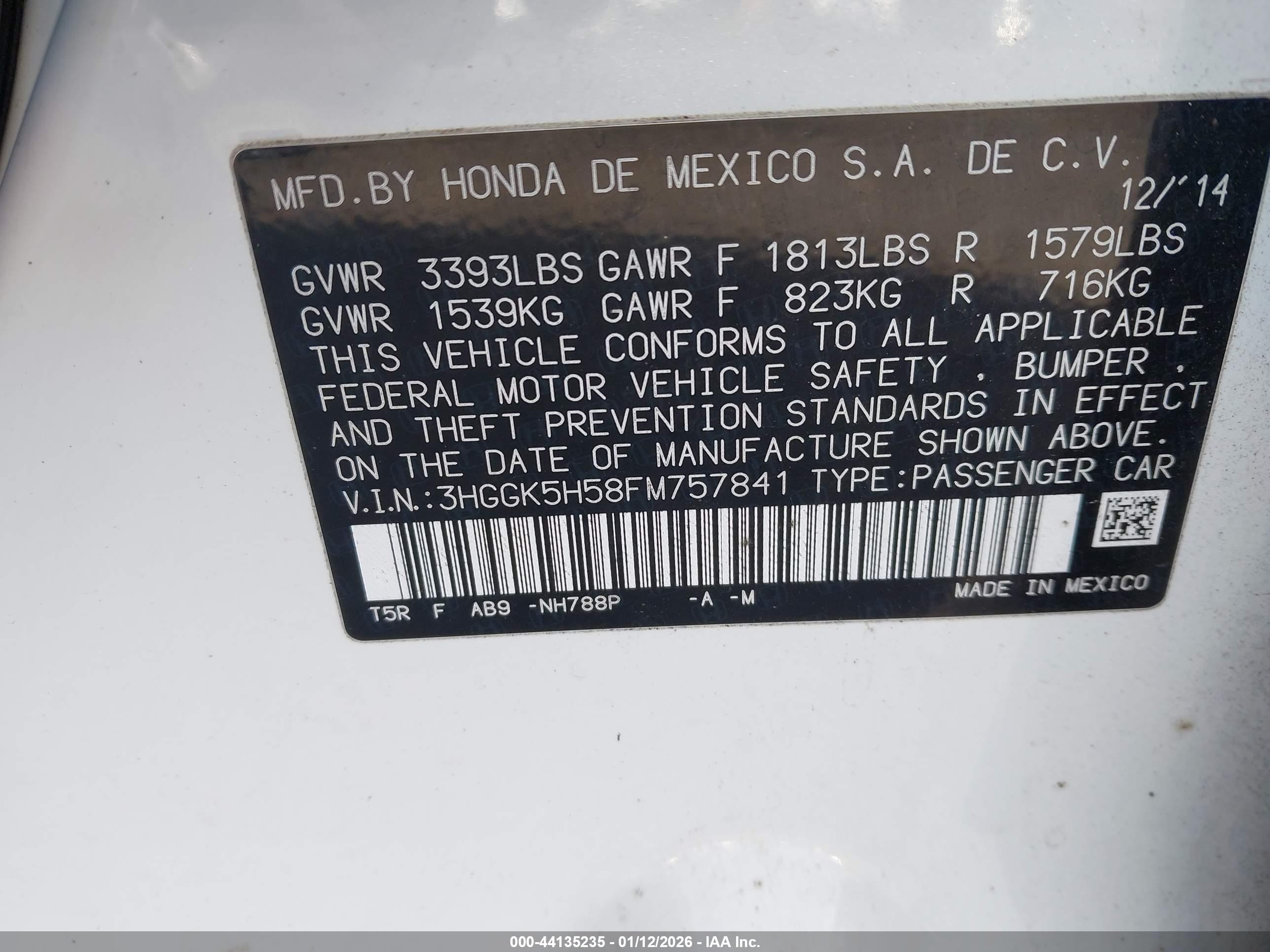 HONDA FIT image 9