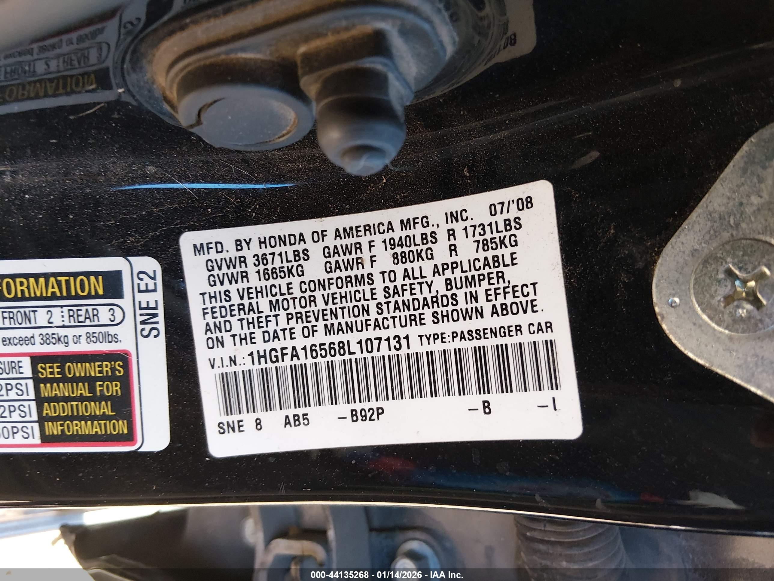 HONDA CIVIC image 9