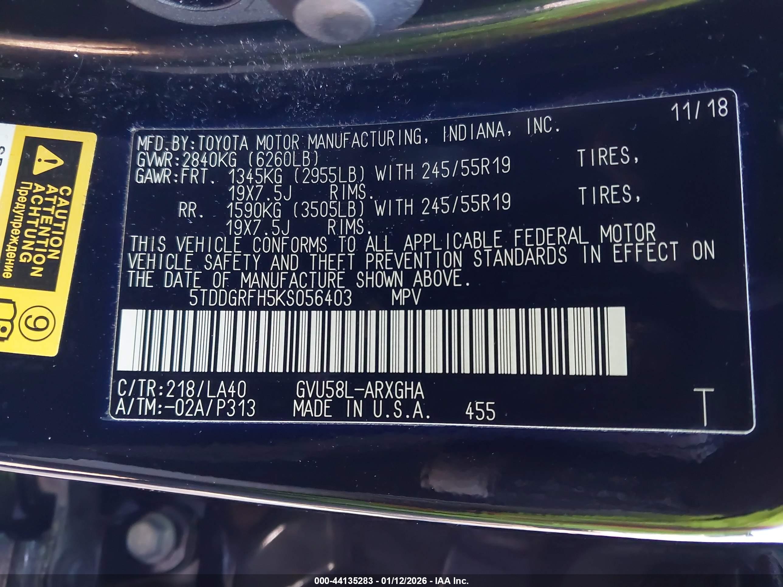 TOYOTA HIGHLANDER image 9