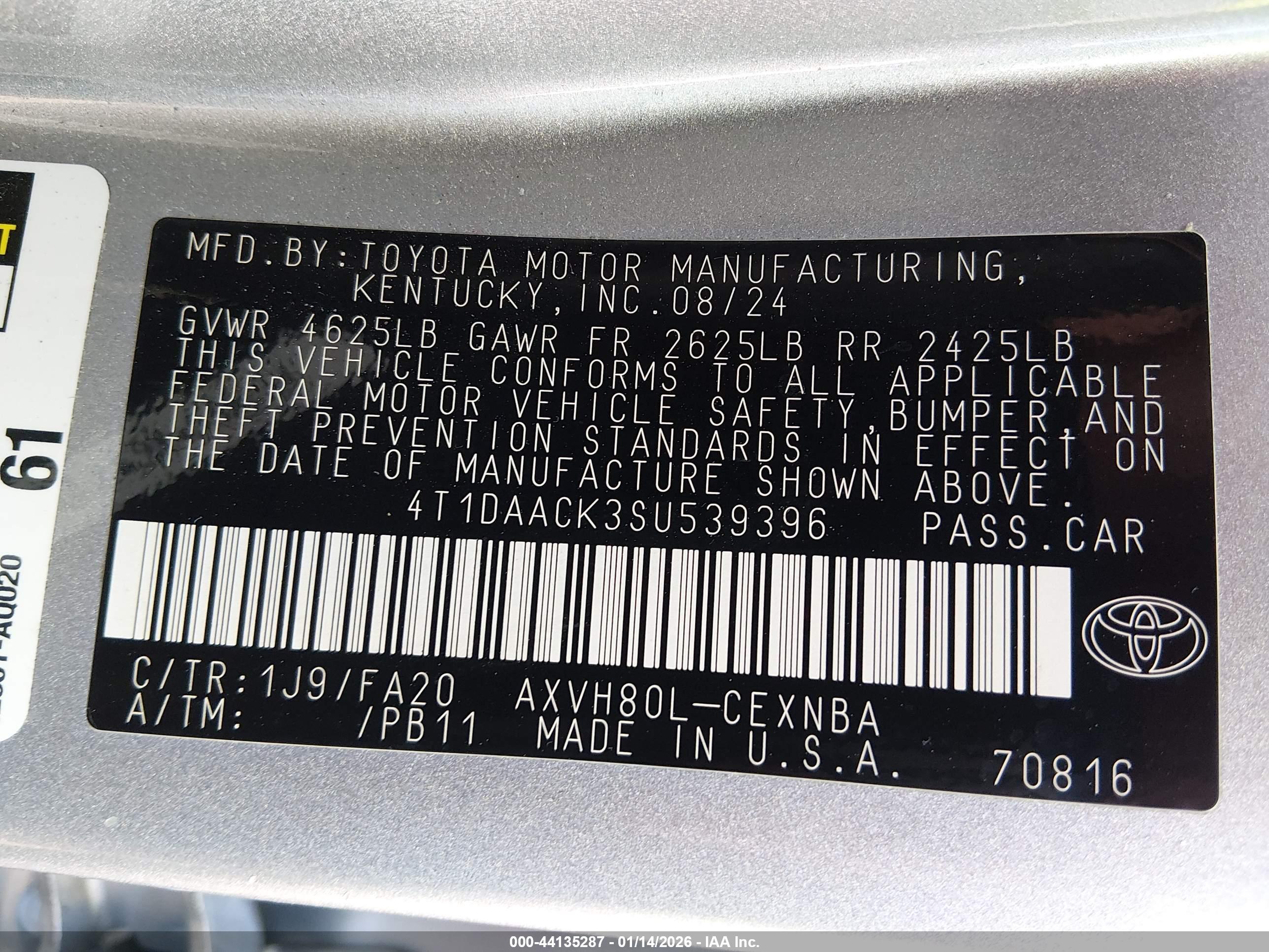 TOYOTA CAMRY image 9