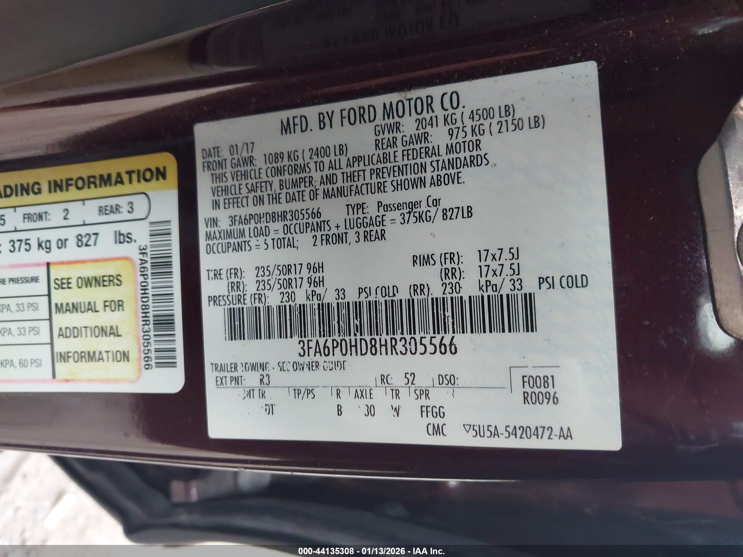 FORD FUSION image 9