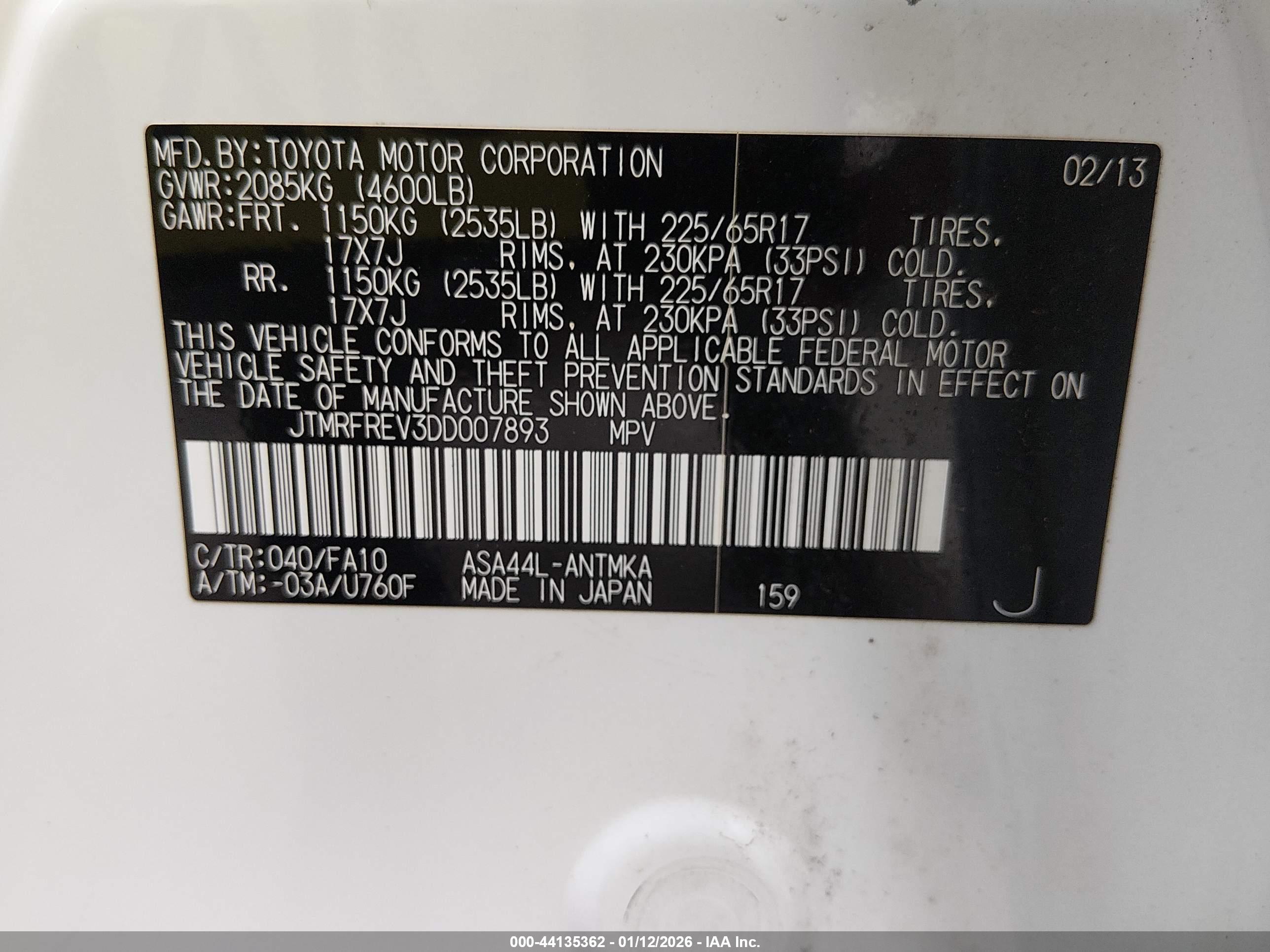 TOYOTA RAV4 image 9
