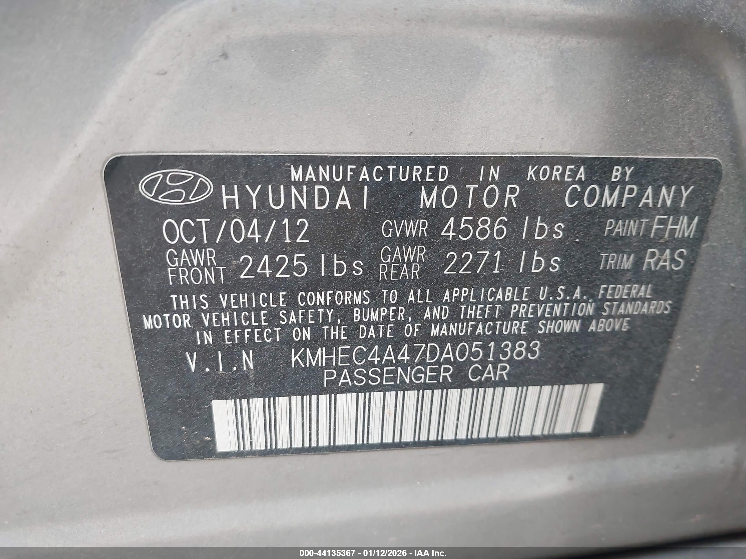 HYUNDAI SONATA image 9